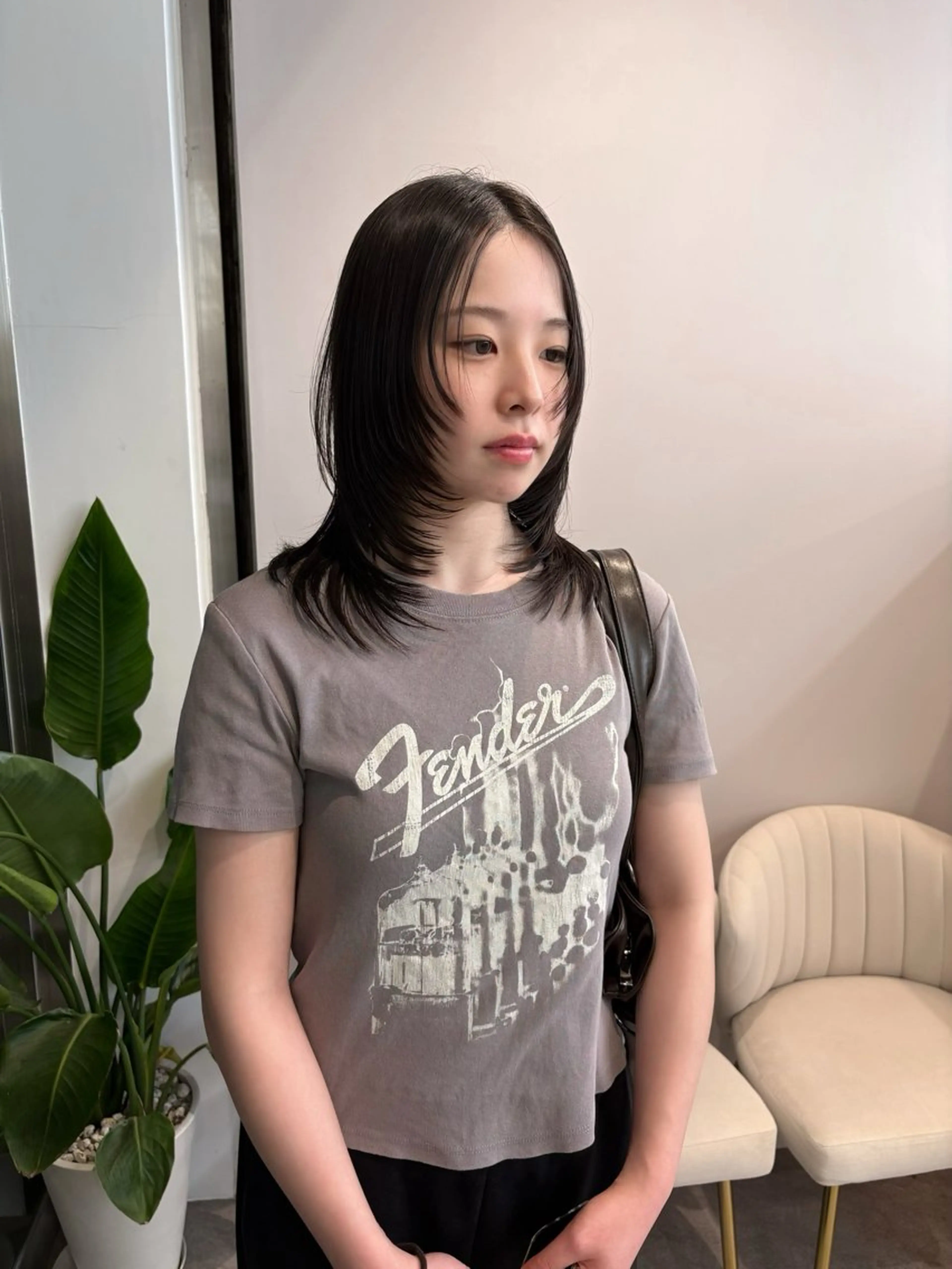 ミディアム レイヤーカット 韓国レイヤー／似合わ せ／nazuna🩵のヘアスタイル