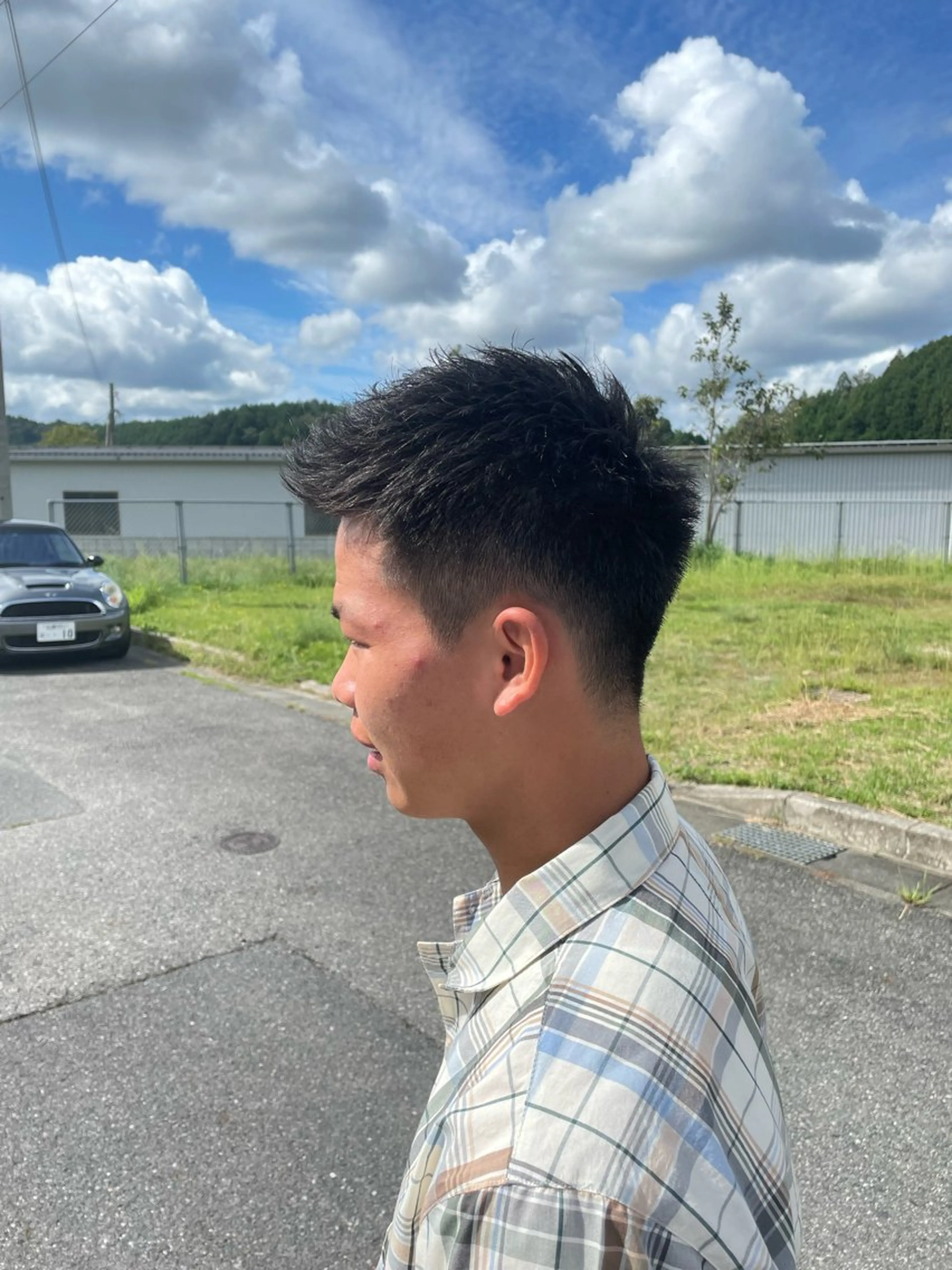 ショート メンズ HIRO GINZA barber shop 横浜店所属・ヒロ銀座　無料 フェード　細内のヘアスタイル