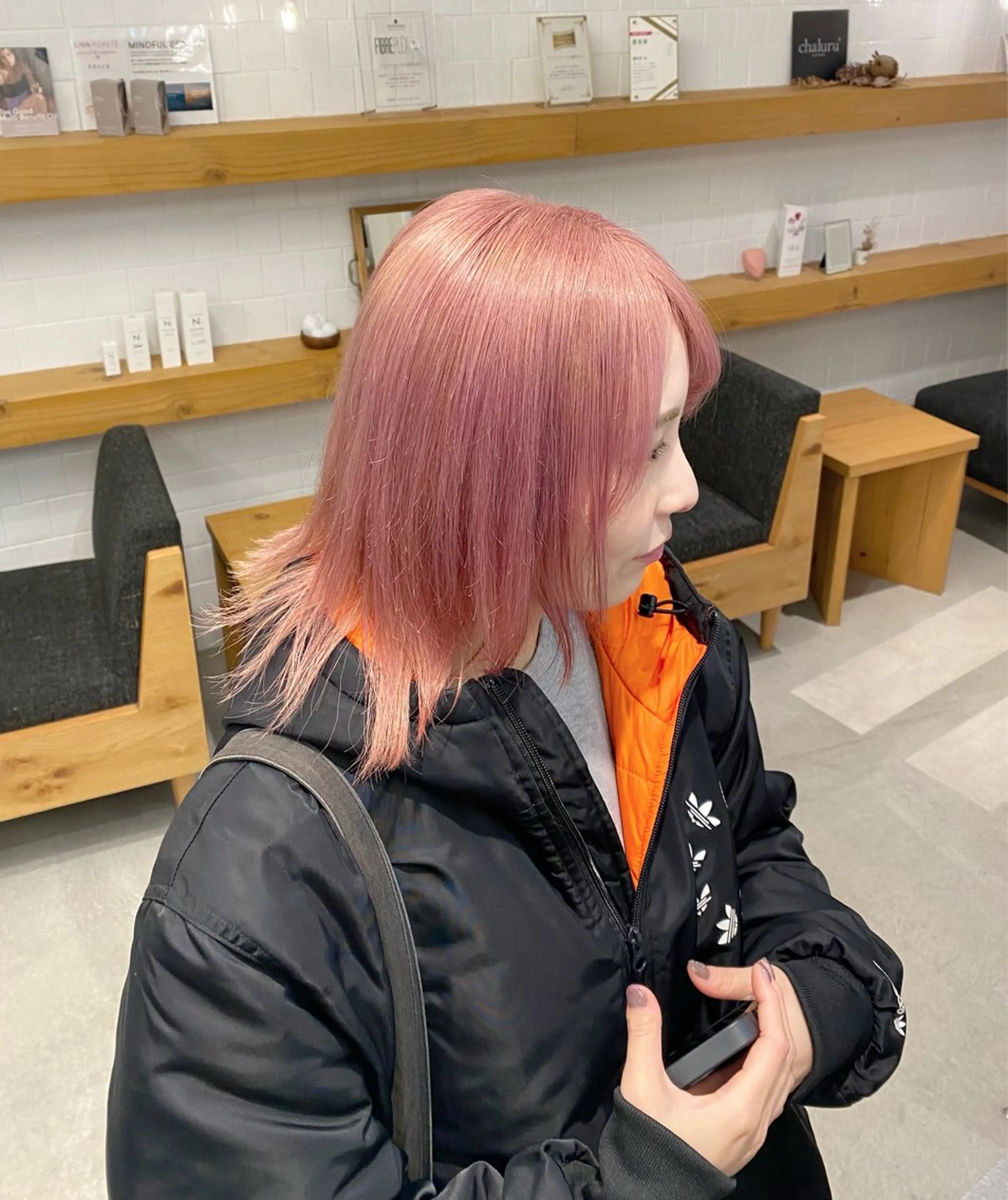 ミディアム ヘアカラー ♡ハッシュカット/ レイヤー/yucoのヘアスタイル