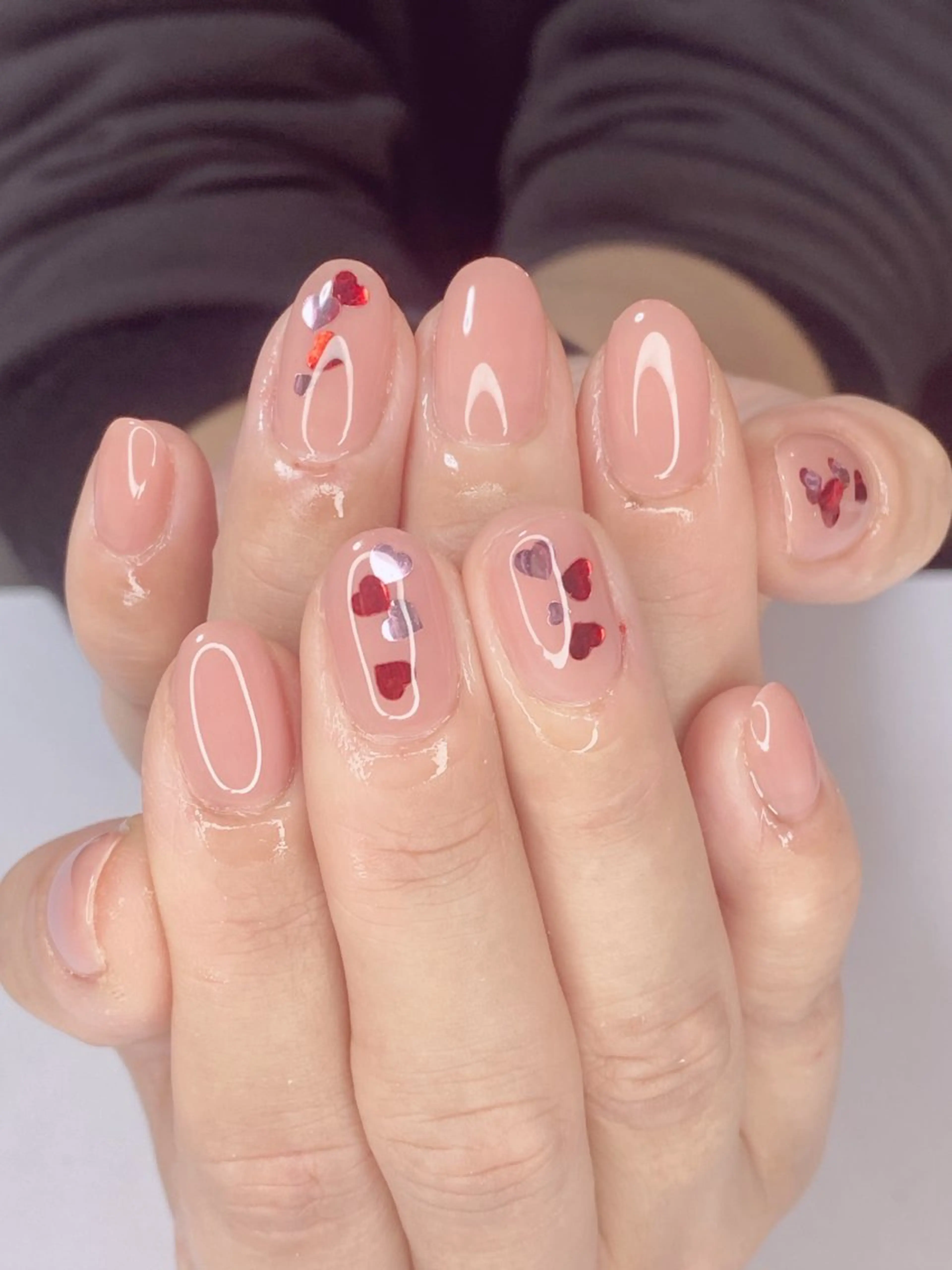 ネイル アートネイル オーロラネイル 桜ネイル クリアネイル フットネイル Ｎail Ｓalon ertiのネイルデザイン