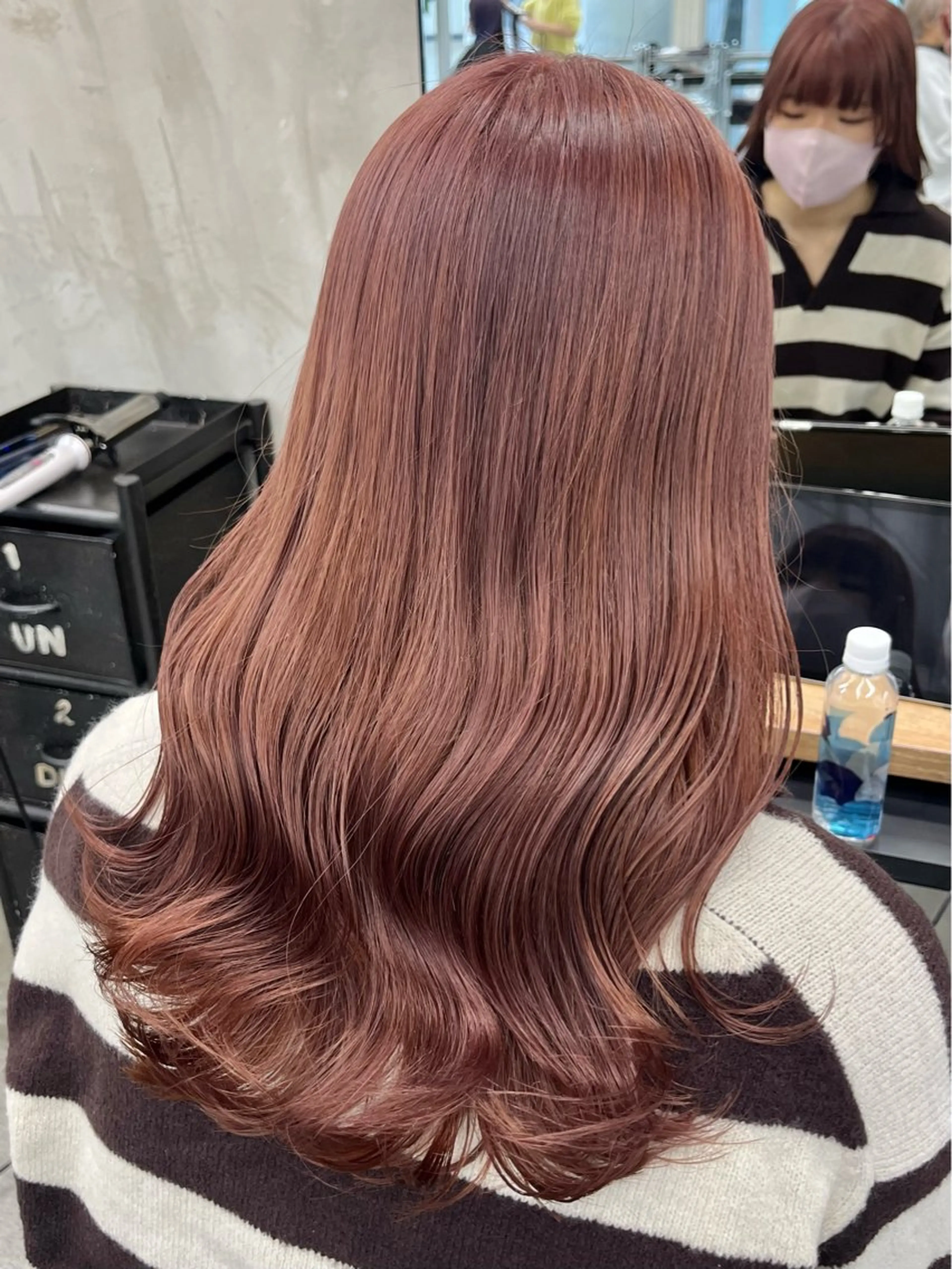 ロング カラー ヘアアレンジ ベージュカラー ピンクカラー ピンクベージュ 🫧透明感カラー/ ナルハ🫧のヘアスタイル