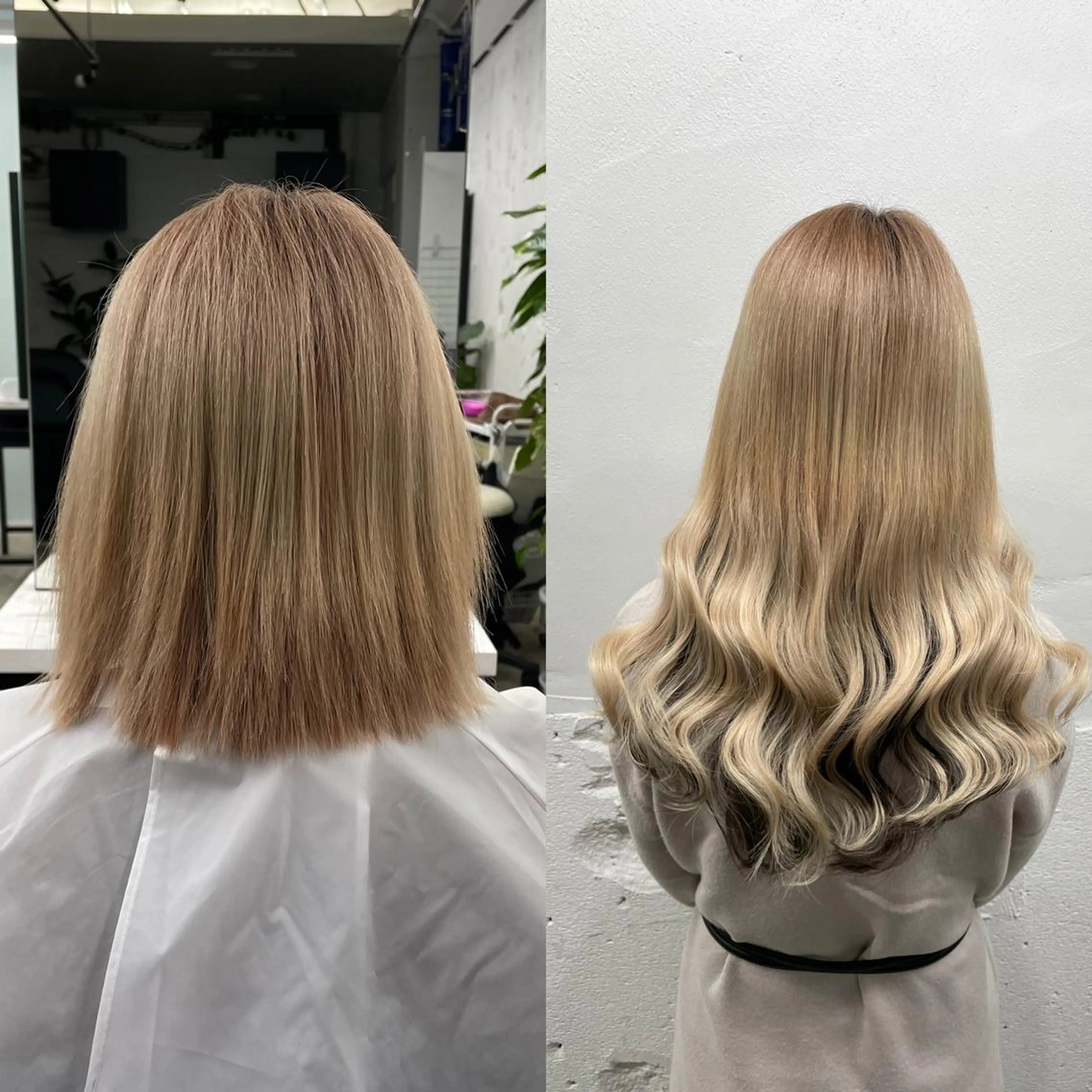 ロング カラー シールエクステ バレイヤージュ ミストバング ダブルカラー  フェイスフレーミング ヘアカラー エクステ 🧡艶髪ちゅるん髪 🫧🧡YUKI❄️のヘアスタイル