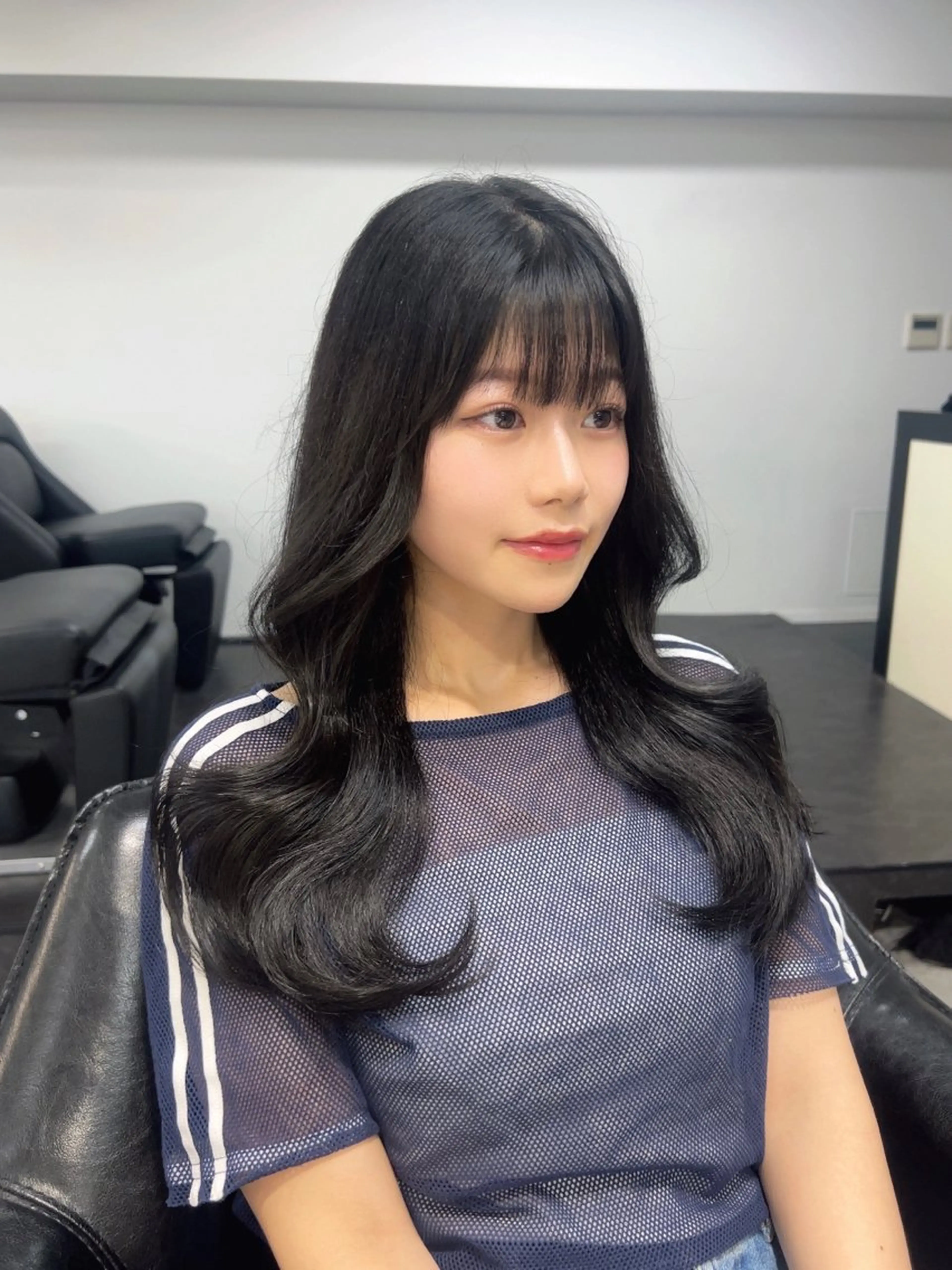 ミディアム カラー 韓国ヘア 店長NEGIのヘアスタイル
