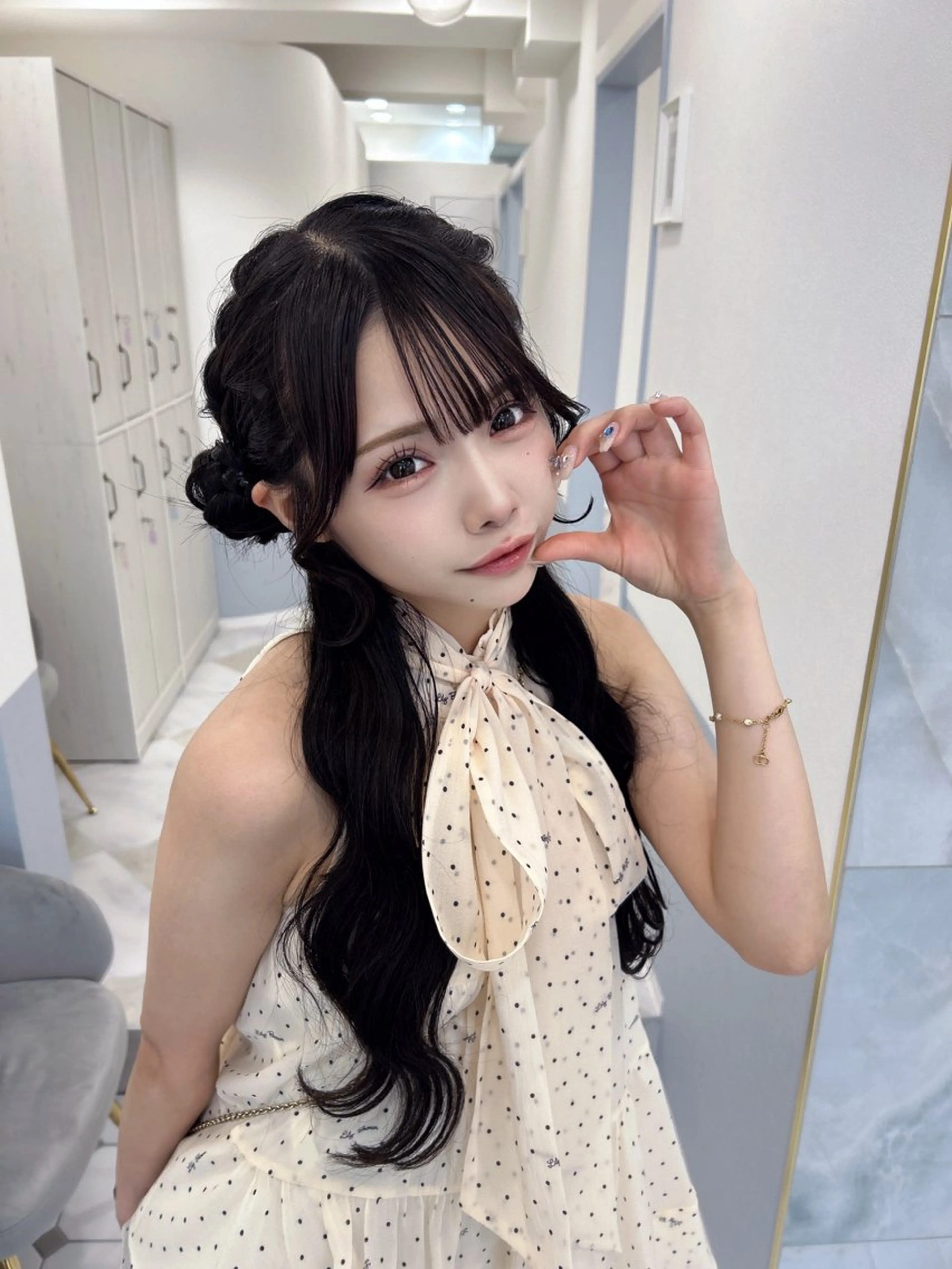 ロング 💎りあん/大須/栄 ブリーチなしWカラーのヘアスタイル