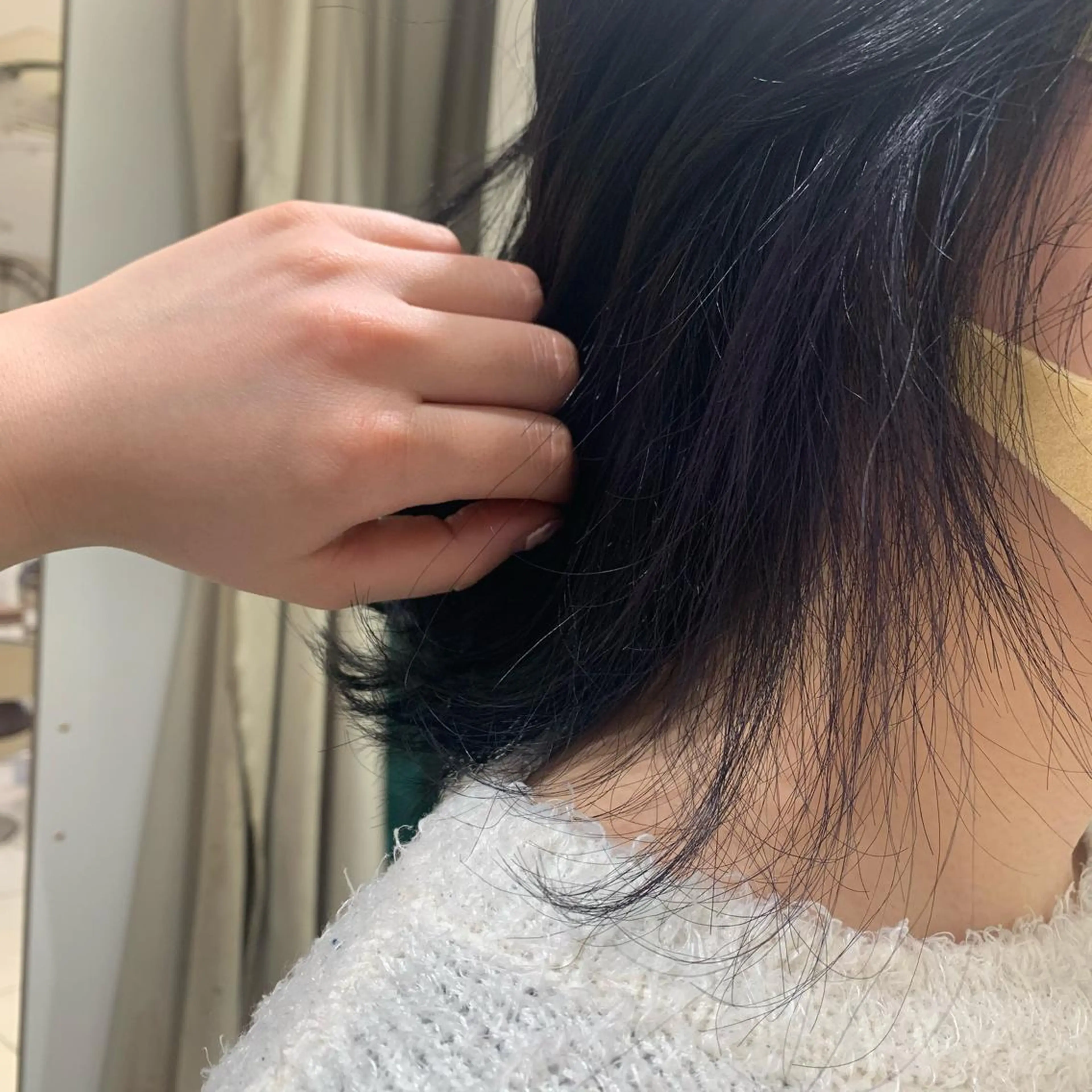 ミディアム カラー ヘアアレンジ 小白井 由美のヘアスタイル