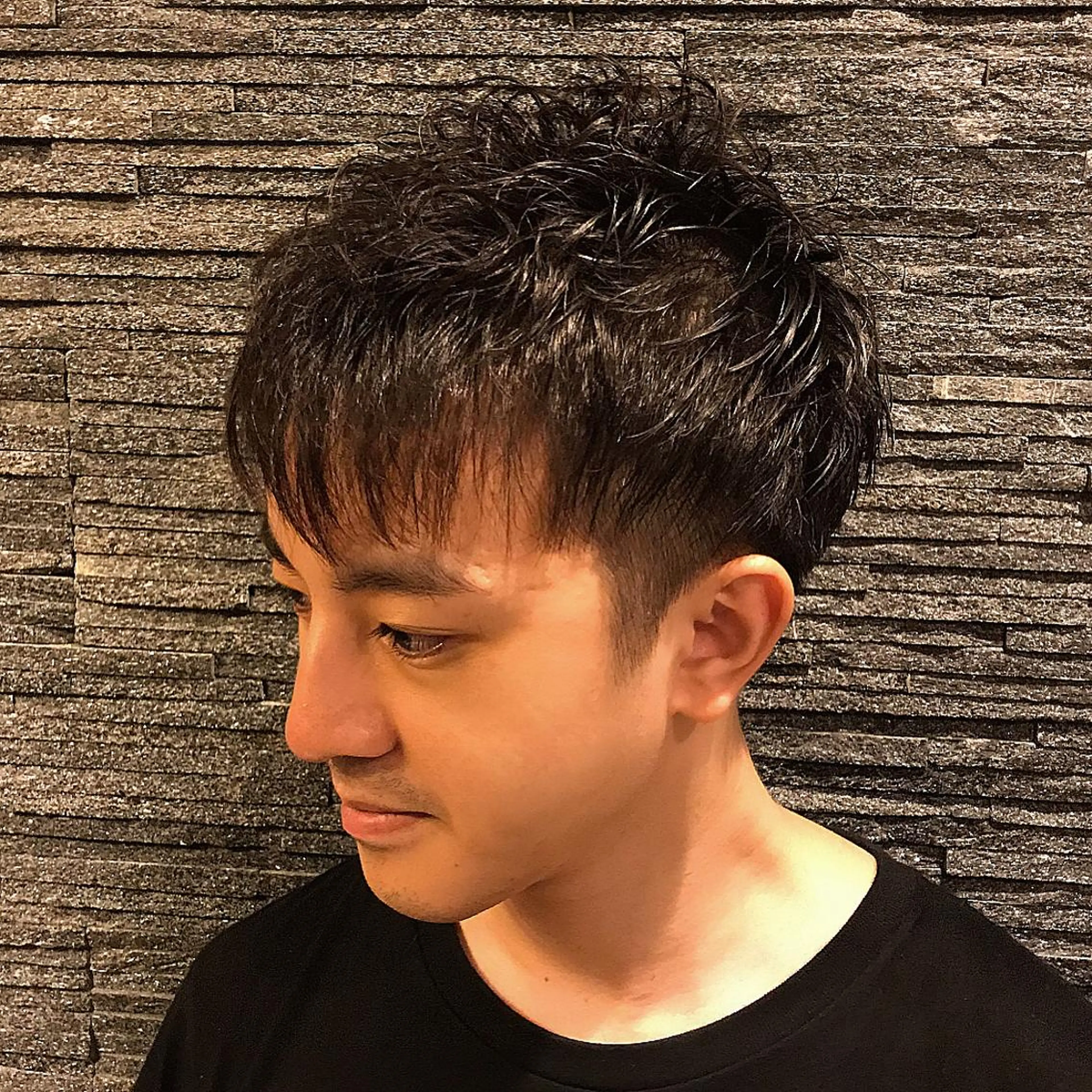 ショート プレミアムバーバー 表参道のヘアスタイル