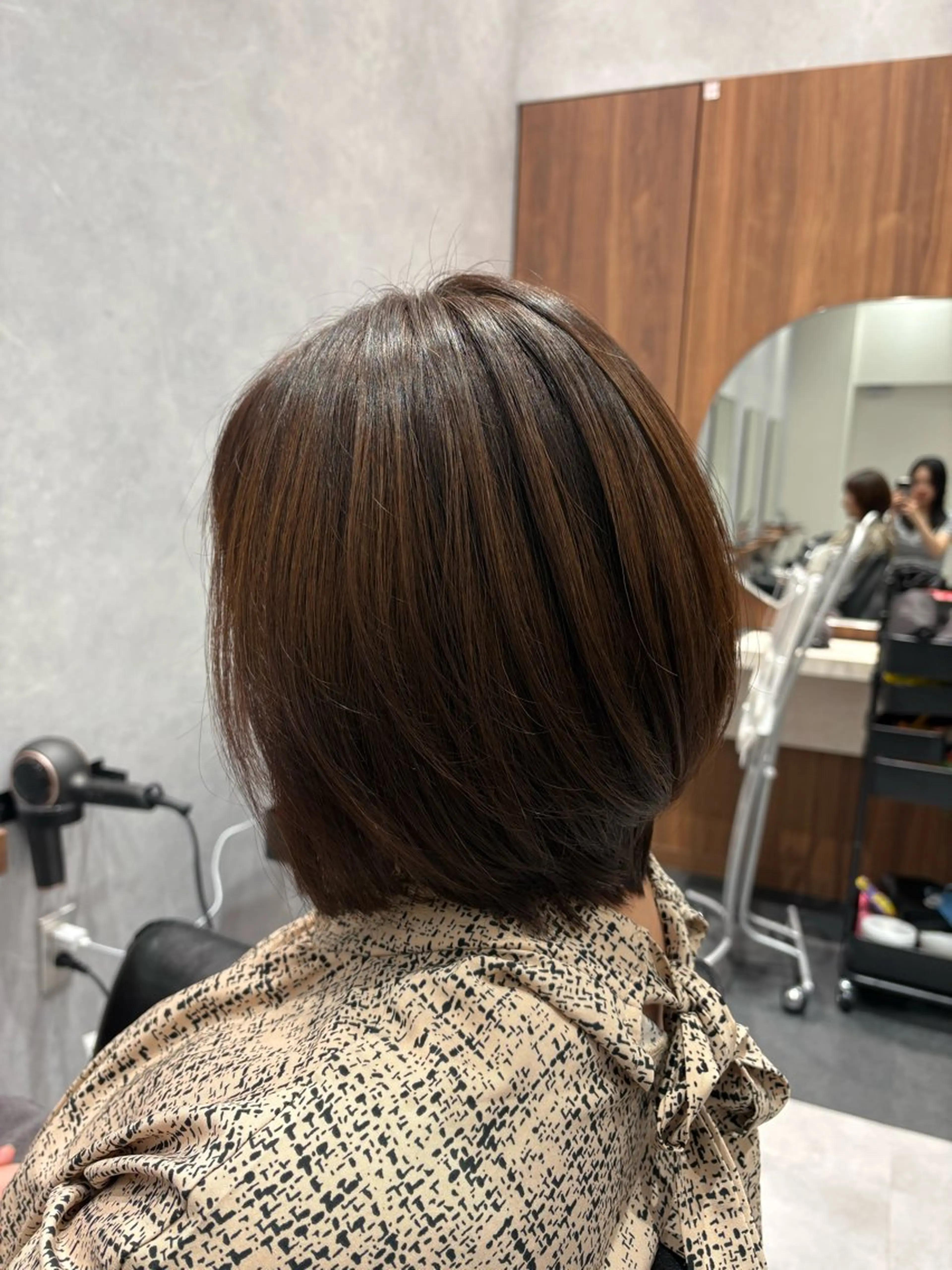 ショート ショートボブ ボブ ショートヘア 髙田 千華 髪質改善ストレートのヘアスタイル