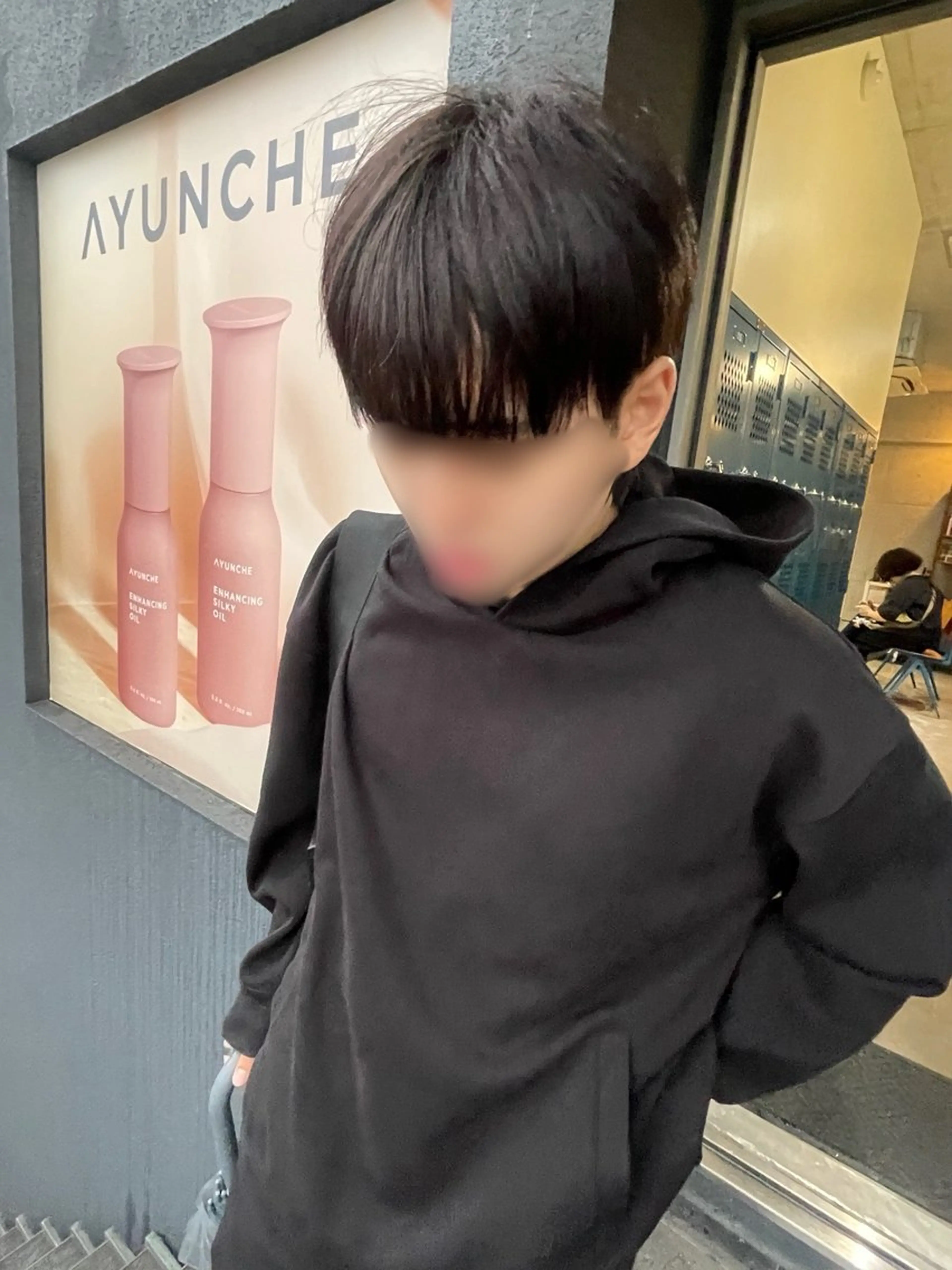 メンズ メンズ韓国風 カット 韓国リアルハッシュ レイヤーカットのヘアスタイル