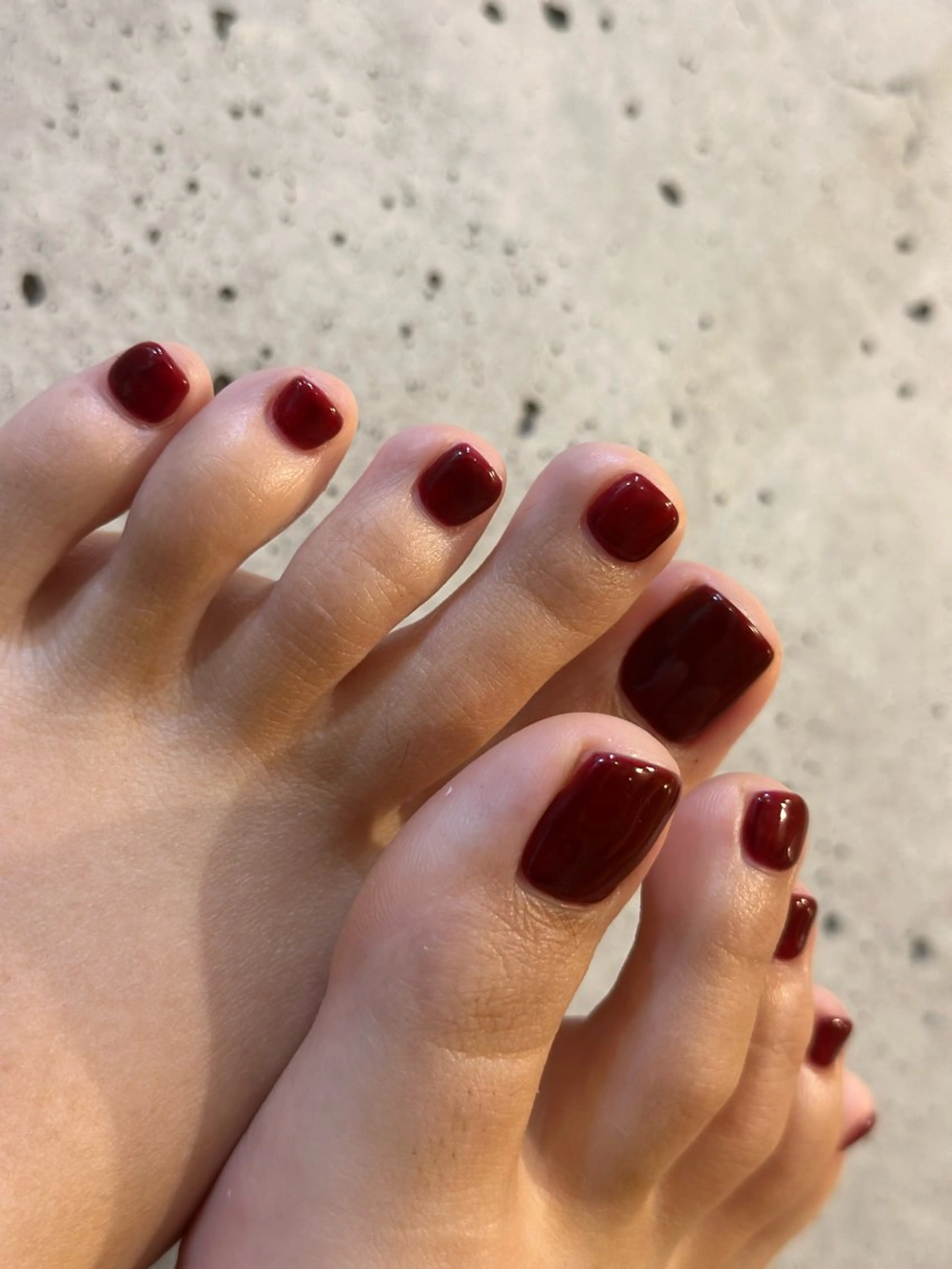 ネイル ボルドー ワンカラーネイル Lira nailのネイルデザイン
