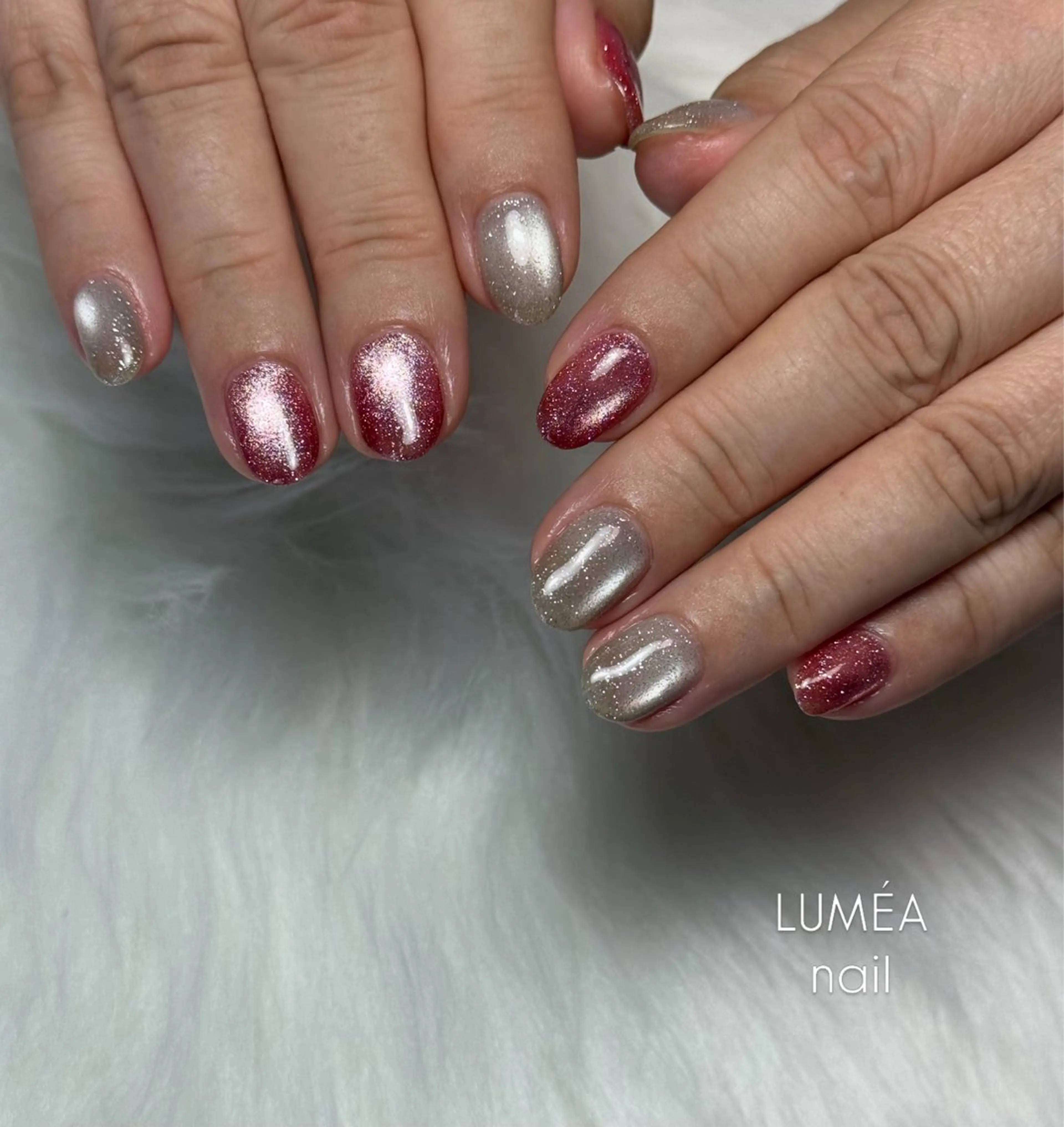 ネイル マグネットネイル ハンドネイル LUMÉA nailのネイルデザイン