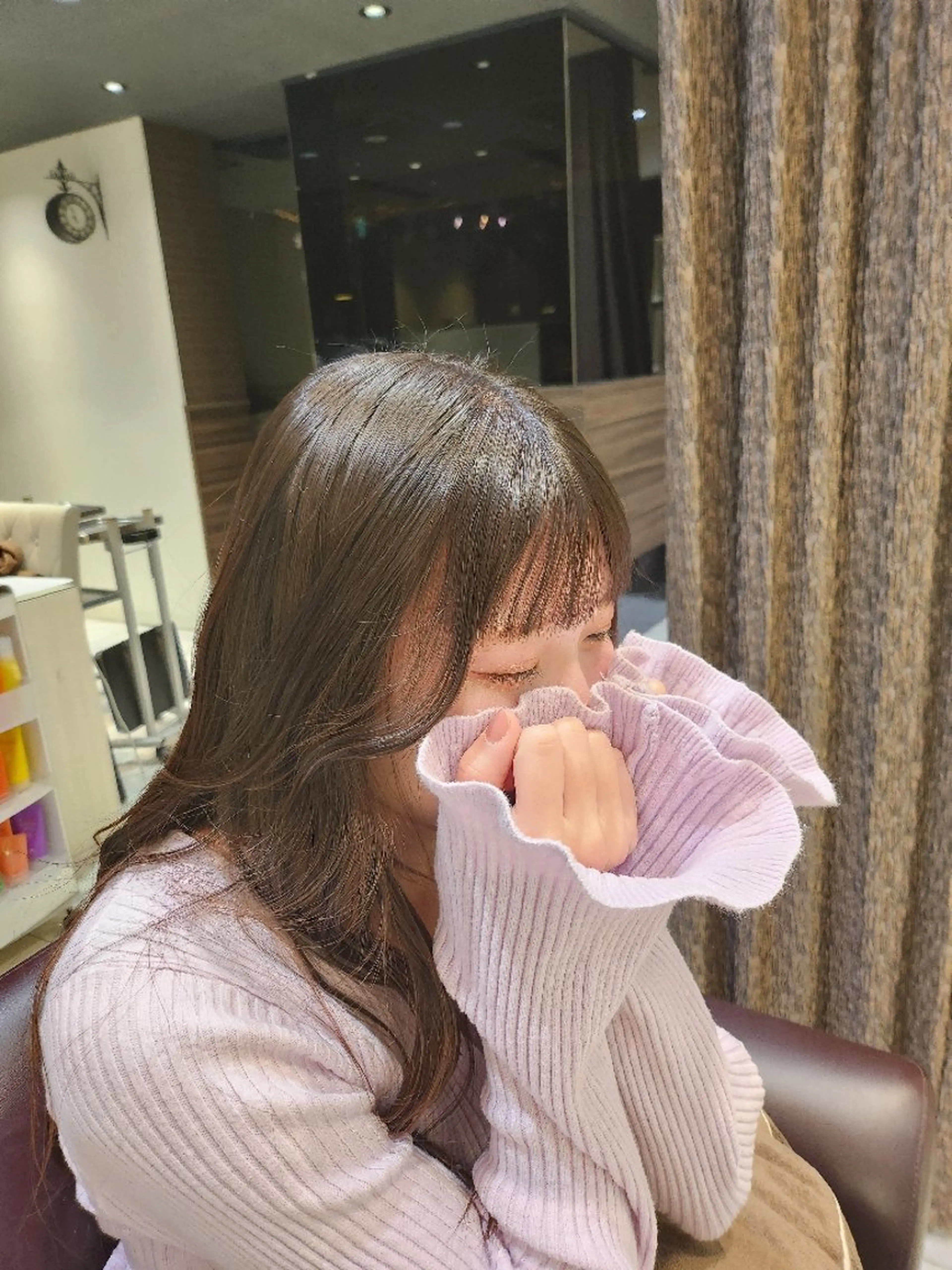 ロング カラー/髪質改善/ カット/にこるのヘアスタイル