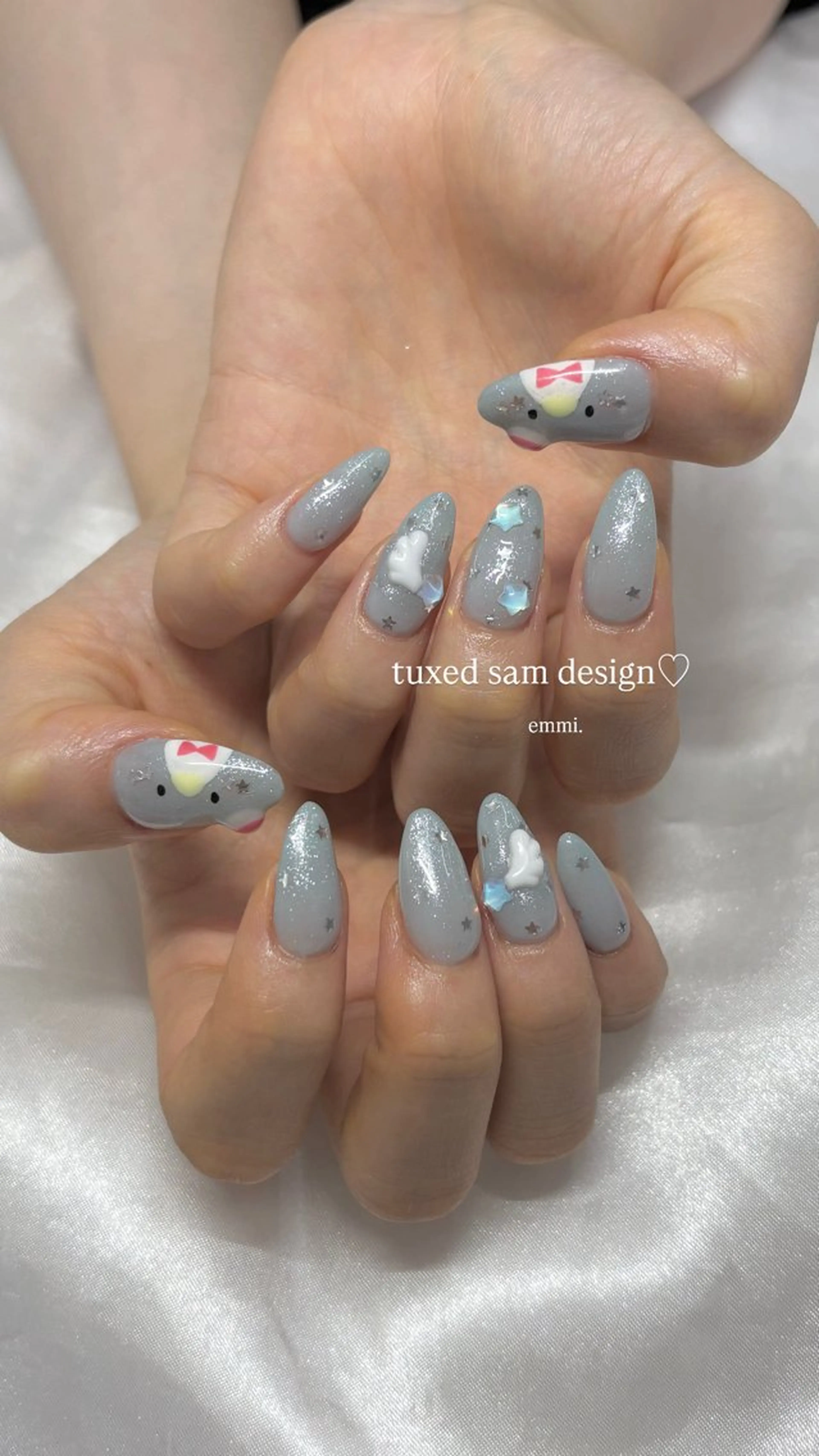 ネイル チークネイル フットネイル フレンチネイル ガーリー グラデーション ハンドネイル GO TODAY SHAiRE SALON 表参道colore店所属・emmi nailのネイルデザイン