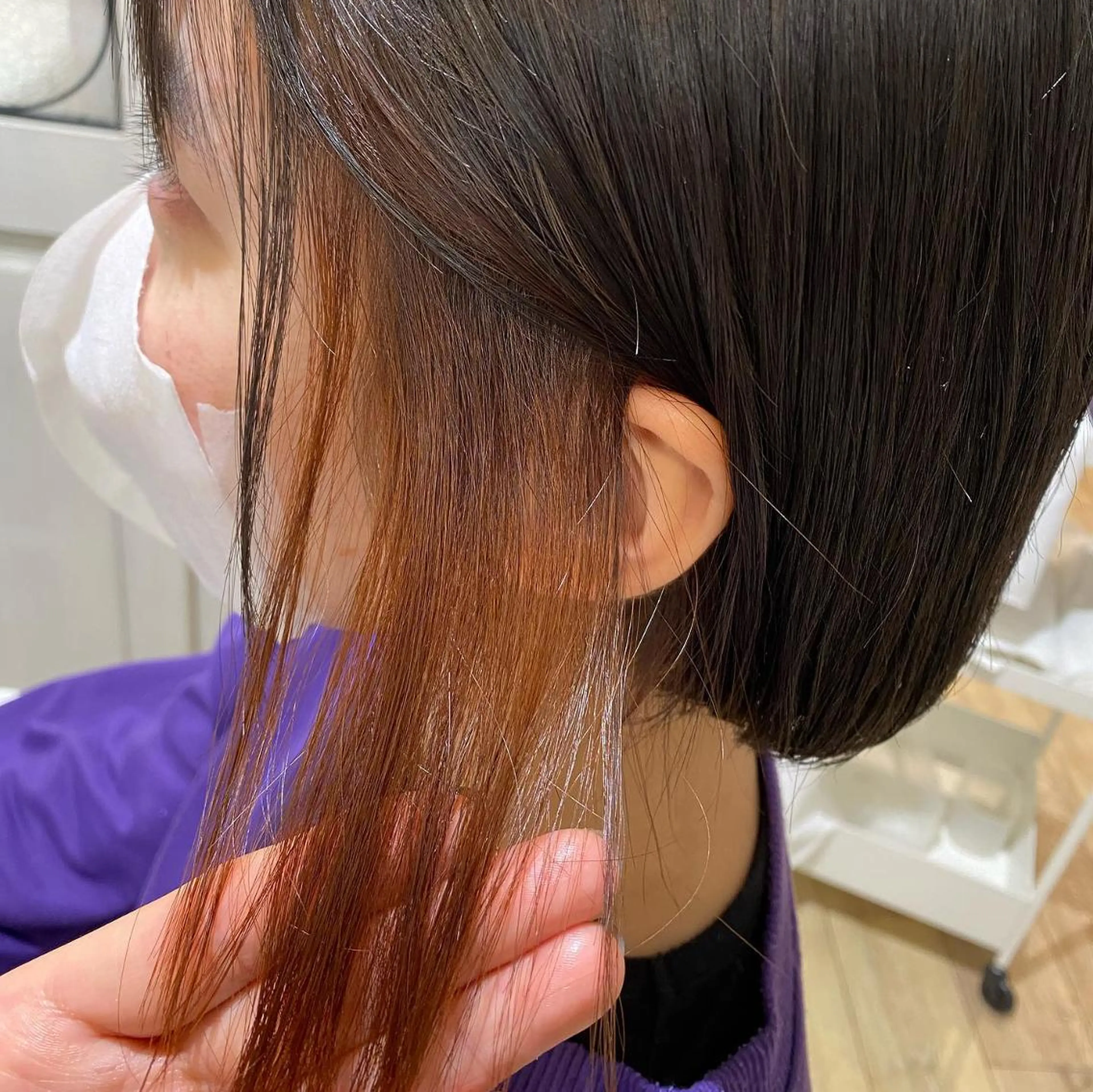 ショート カラー メンズ キッズ ショートボブ 子どものヘアアレンジ メンズインナーカラー メンズショート インナーカラー ✂︎ショート、ボブ、 レイヤー🩵YUMIのヘアスタイル