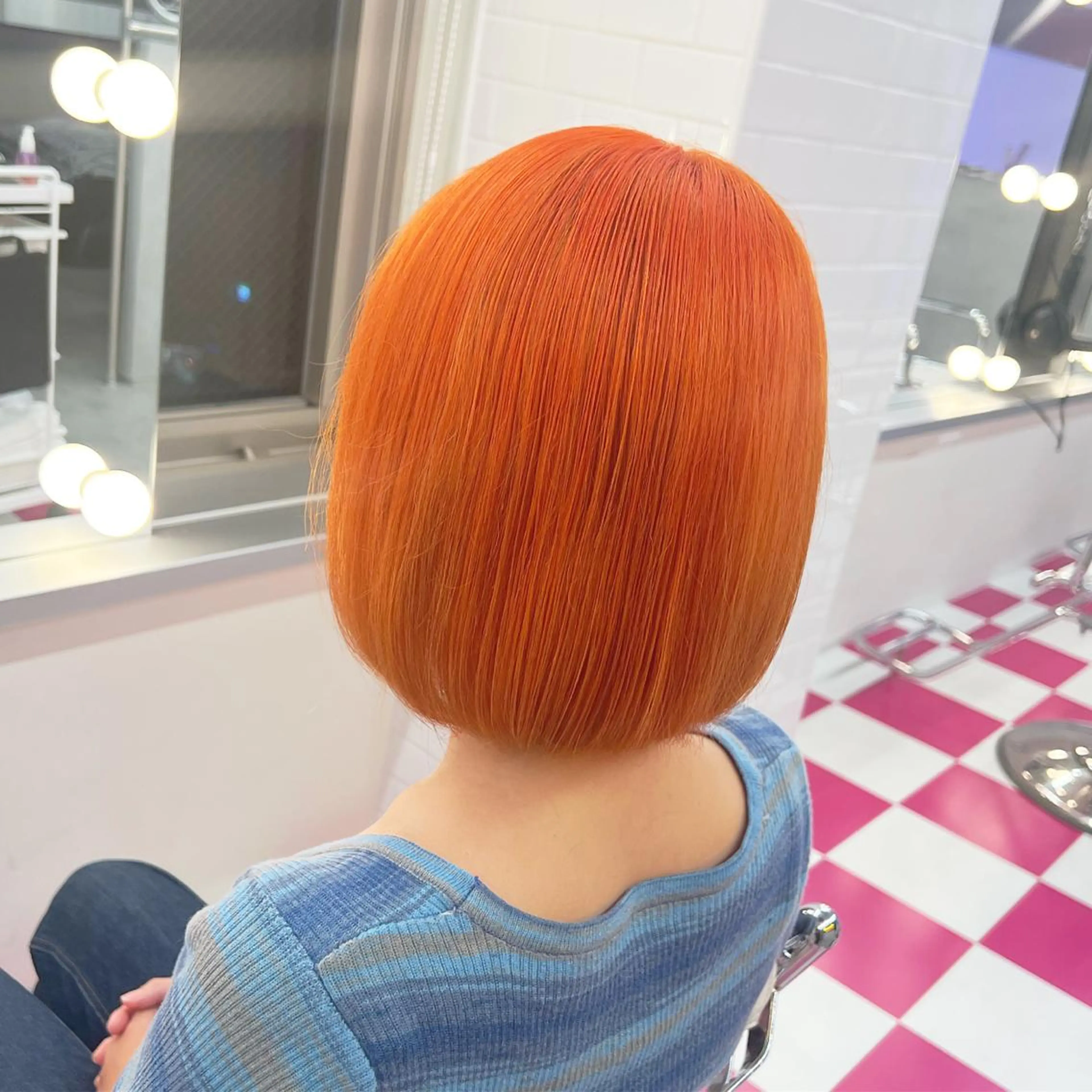 ミディアム カラー ELU.☁️ ARIのヘアスタイル