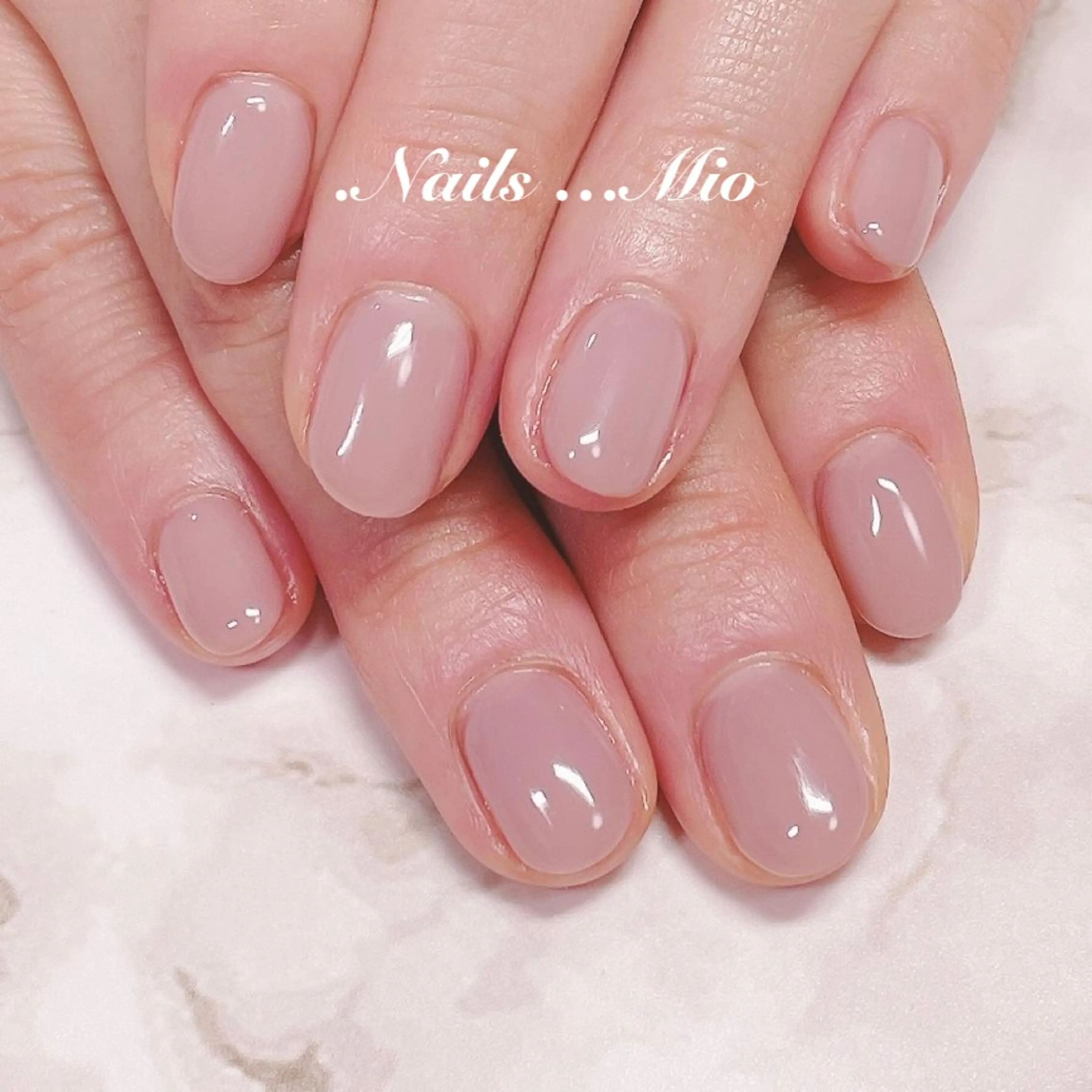 ネイル ワンカラーネイル .Nails Mio 赤羽西ネイルサロンのネイルデザイン