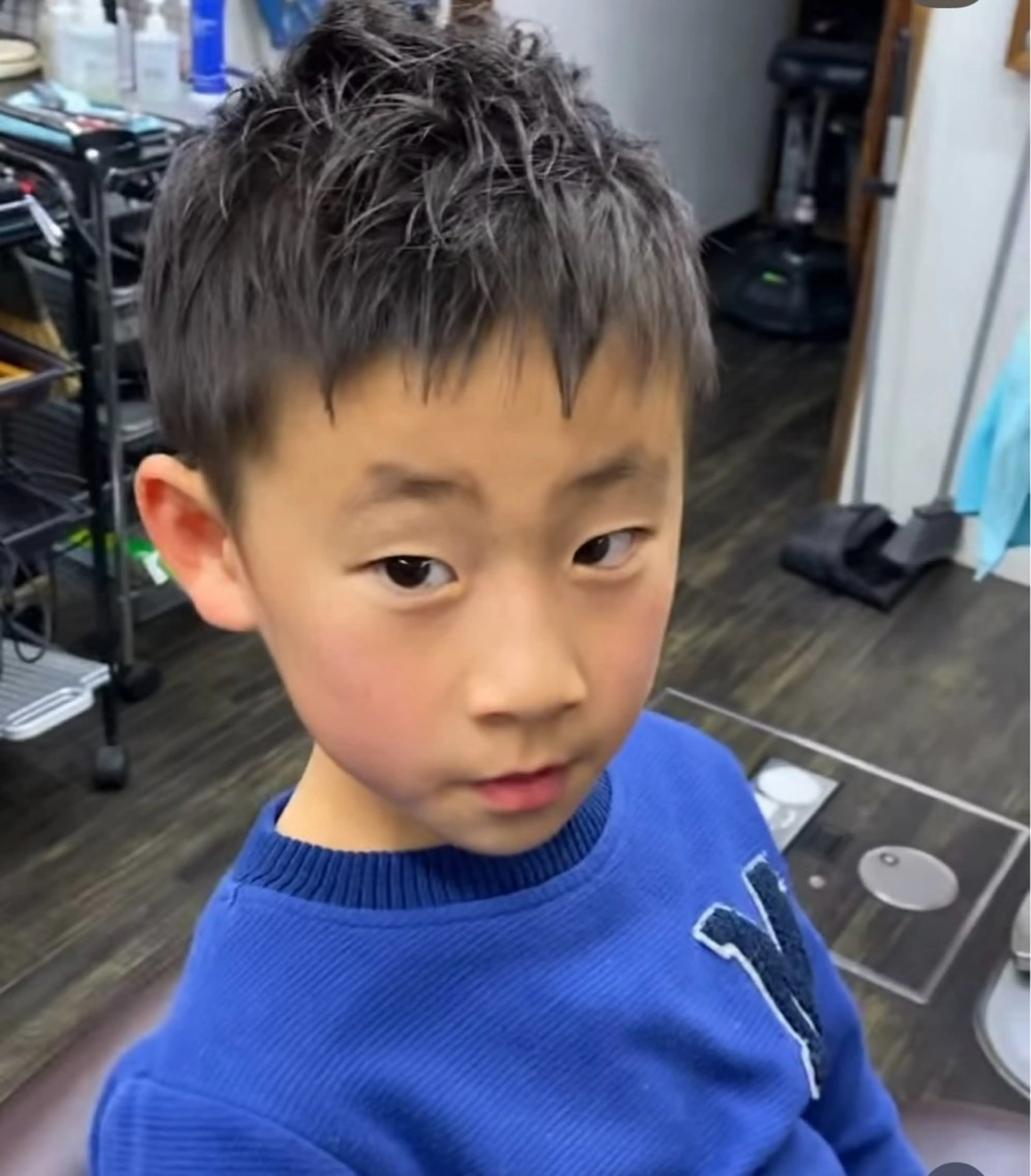 ショート メンズ キッズ 高東 俊介のヘアスタイル