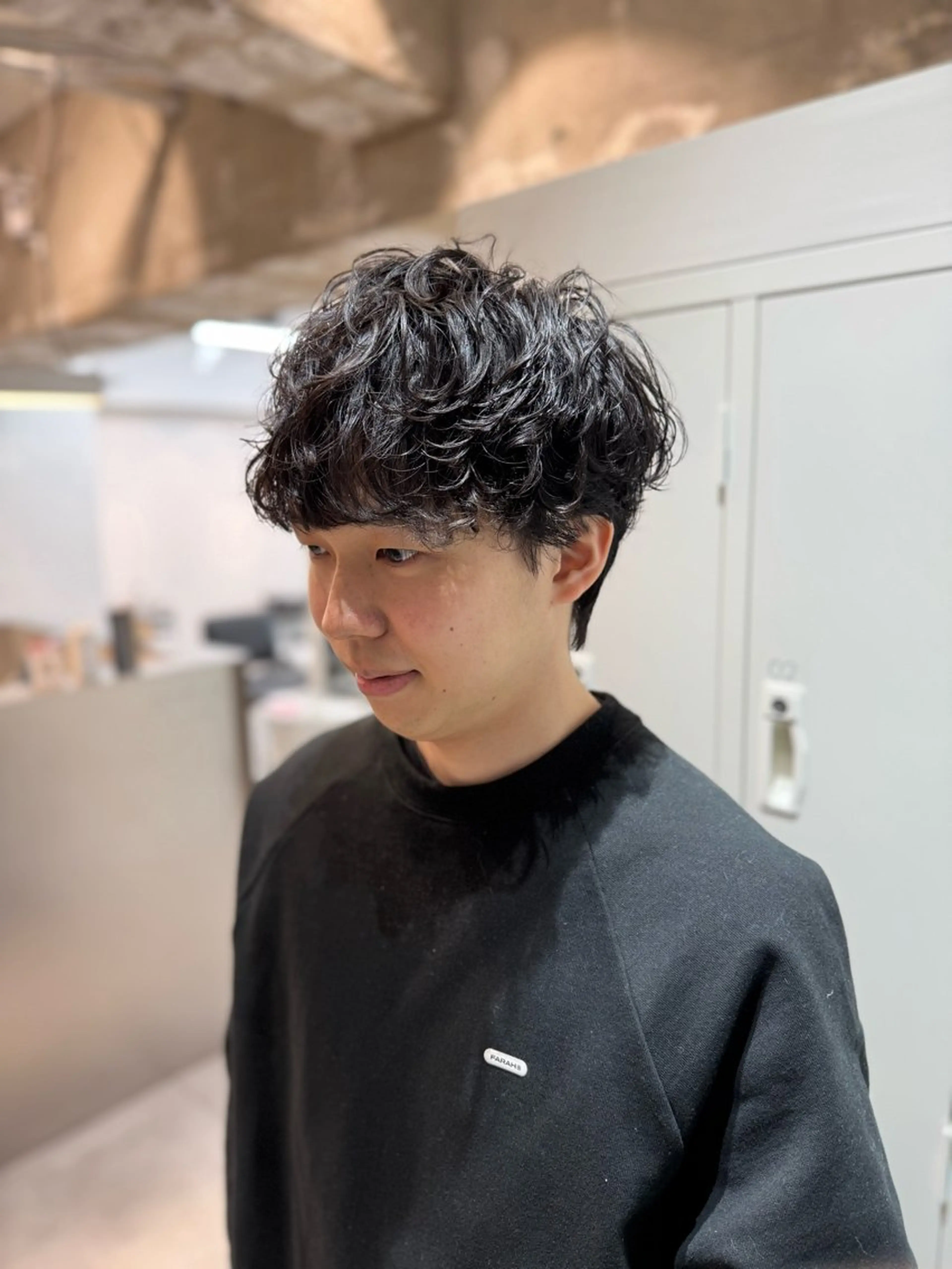 パーマ メンズ フェザーパーマ メンズパーマ スペインカール 波巻きパーマ ニュアンスパーマ カット パーマ 大宮/メンズパーマ 関勇也のヘアスタイル