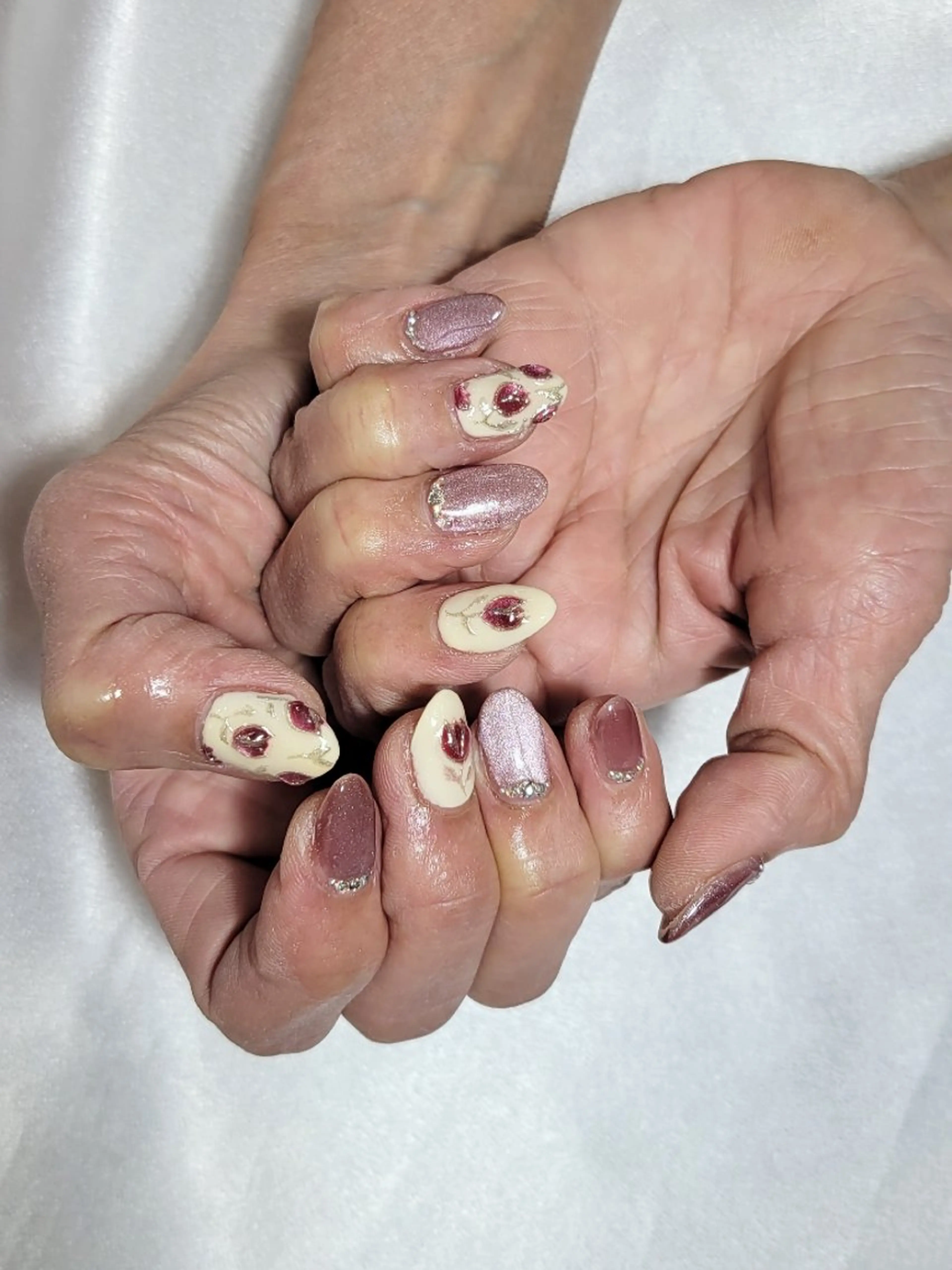 ネイル 持ち込み ハンドネイル AKO🩷 Riccoのネイルデザイン