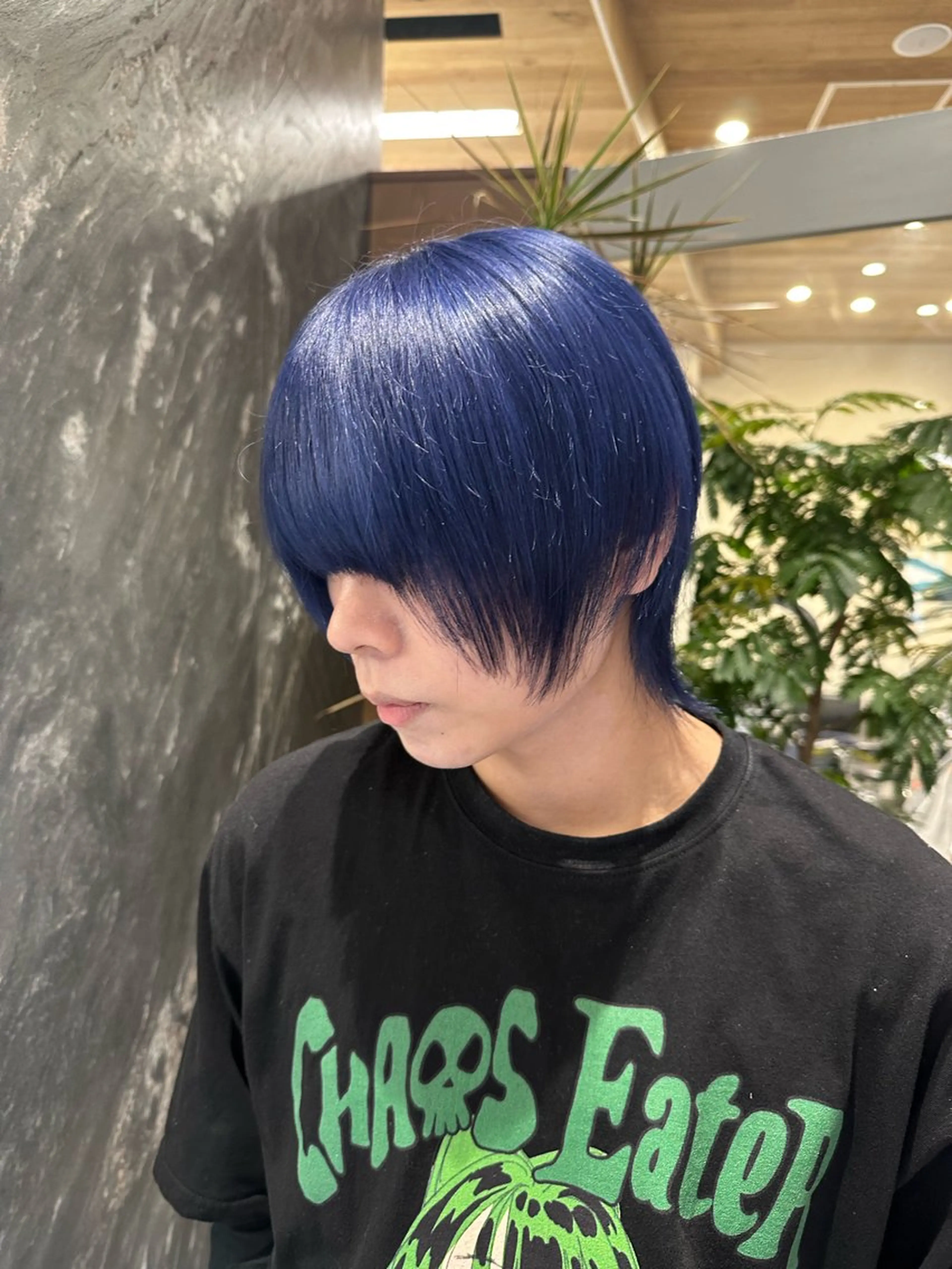 カラー メンズ メンズブリーチ メンズハイトーン メンズ韓国風 ブリーチ ブルーカラー ヘアカラー トリートメント 💋ハイトーンデザイ ンヘア💋A'nyuのヘアスタイル