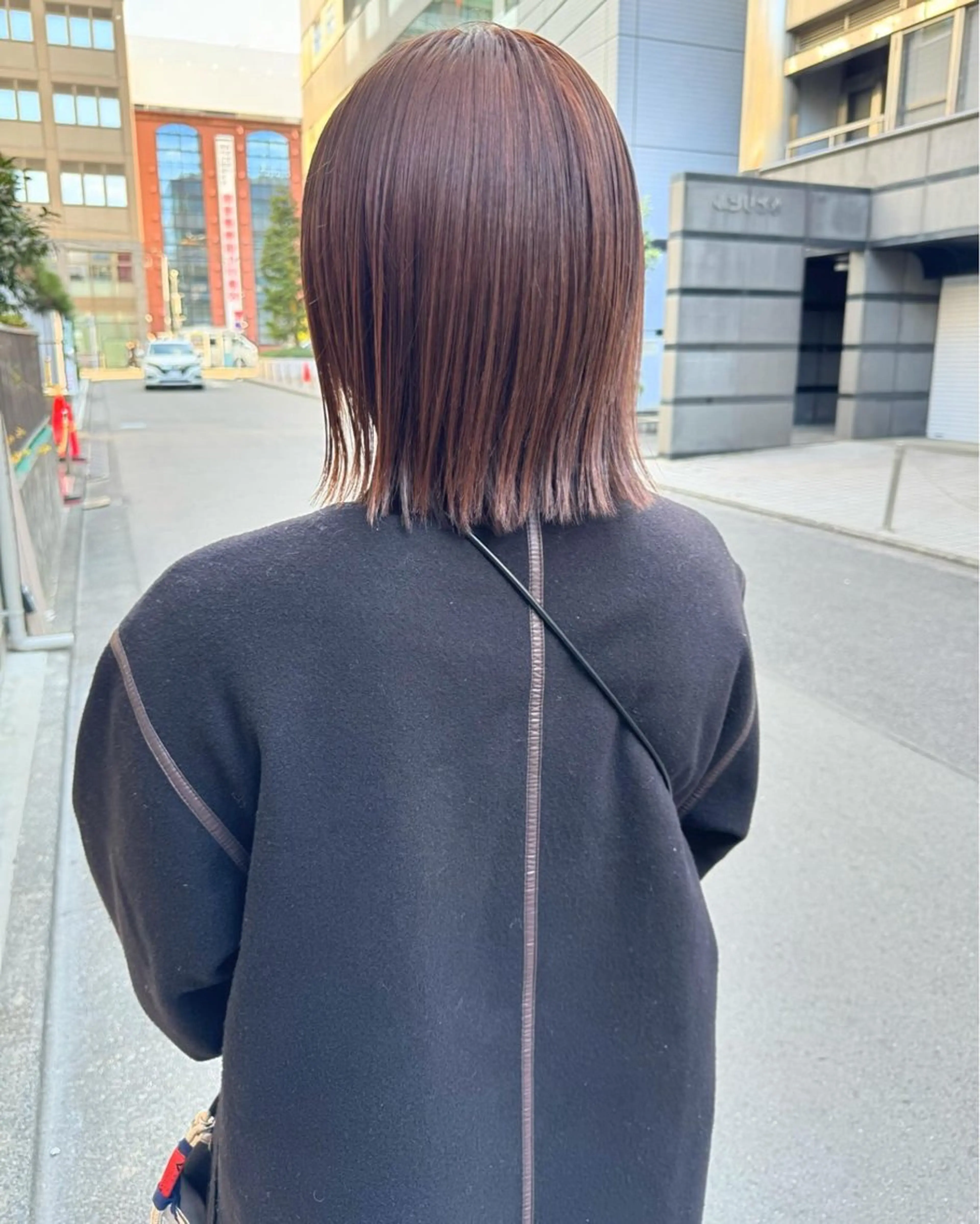 ショート ボブ 外ハネヘア lar 立川南口所属・レイヤーボブ/ボブ 仲川和人のヘアスタイル