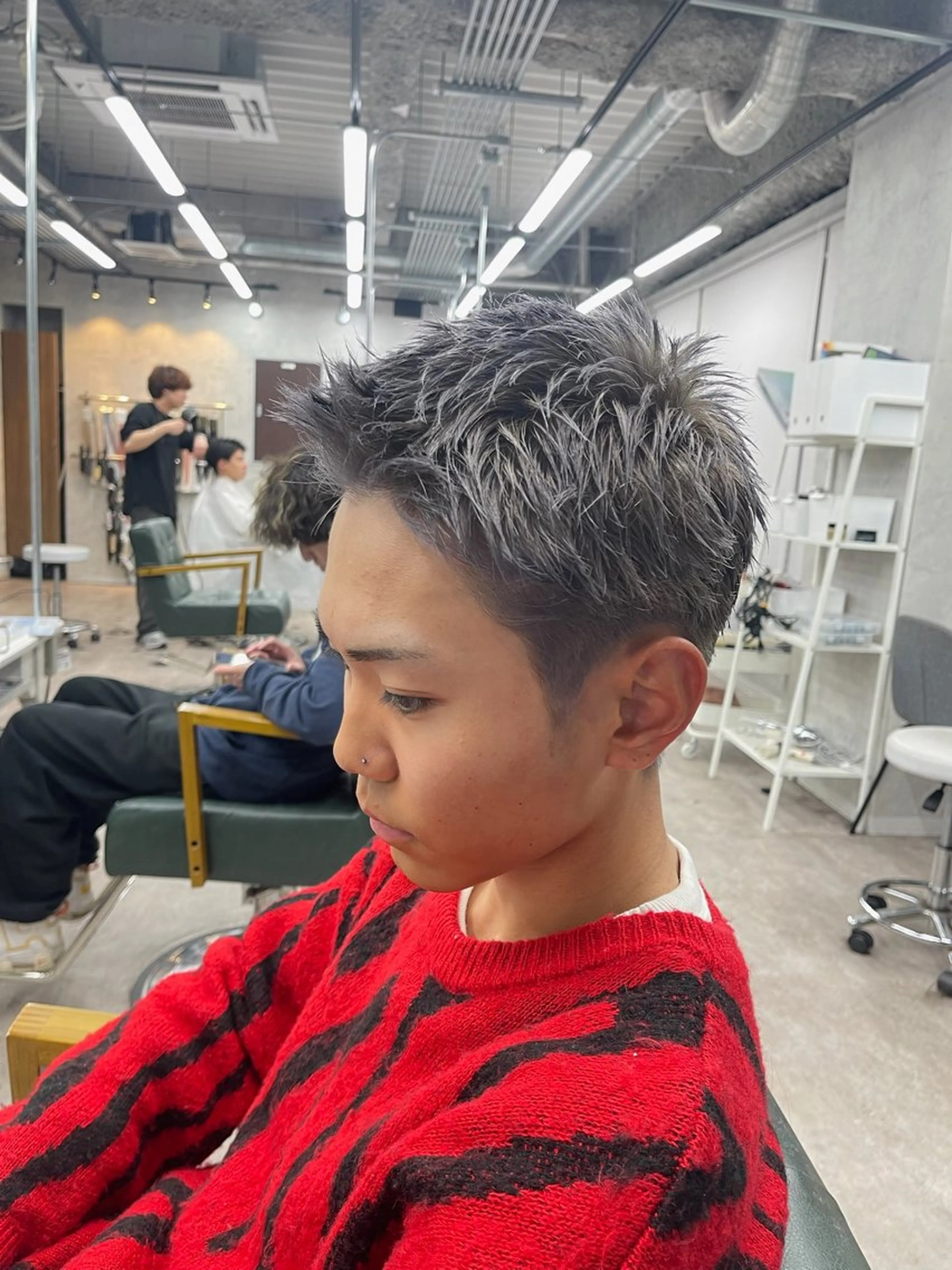 ショート カラー メンズ ✨メンズ支持率no1 野上✨のヘアスタイル