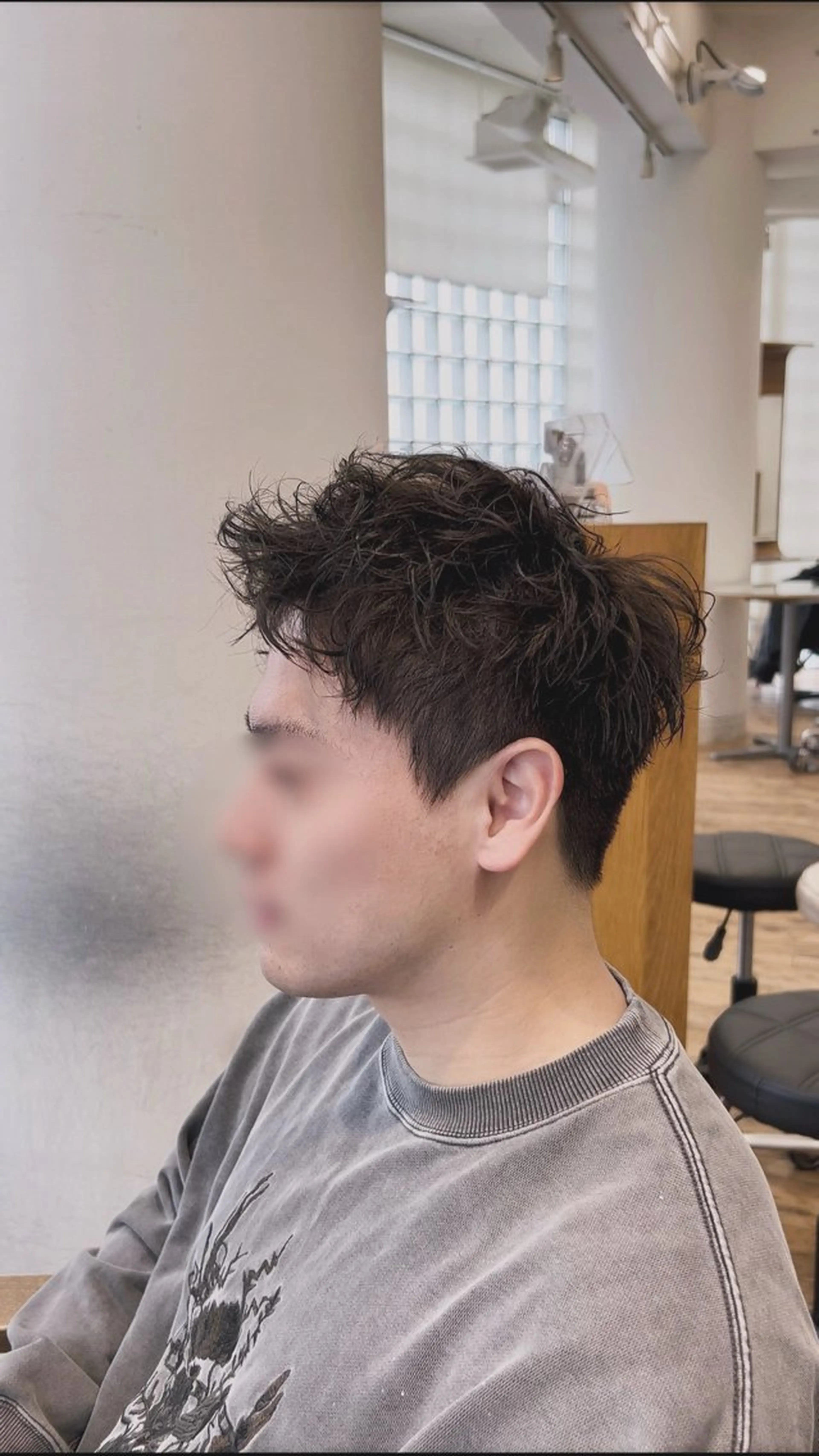 ショート パーマ メンズ レイヤーカット ショートヘア Koki/ メンズヘア特化のヘアスタイル