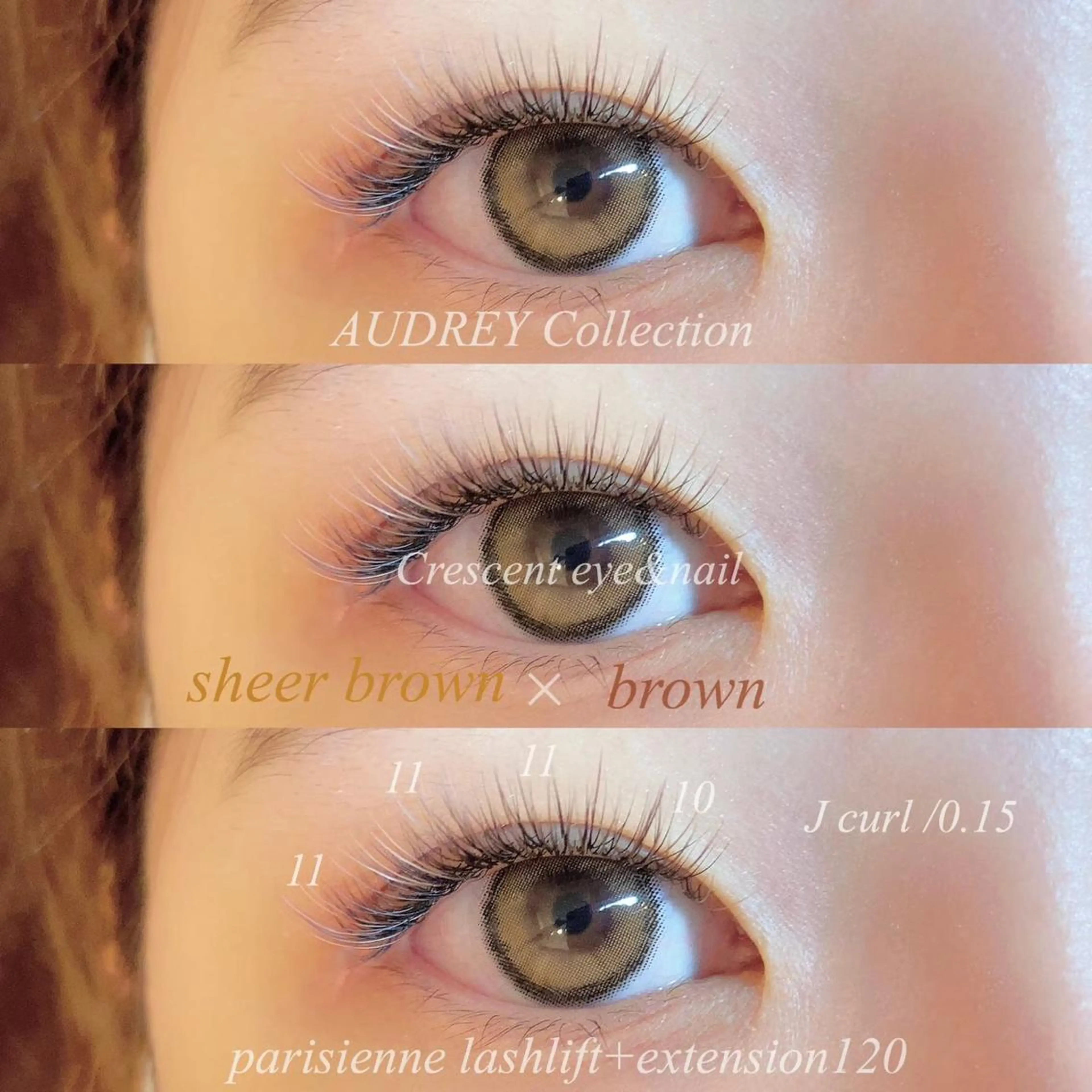 マツエク・マツパ カラーマツエク Crescent Eye 福岡店のマツエク・マツパデザイン