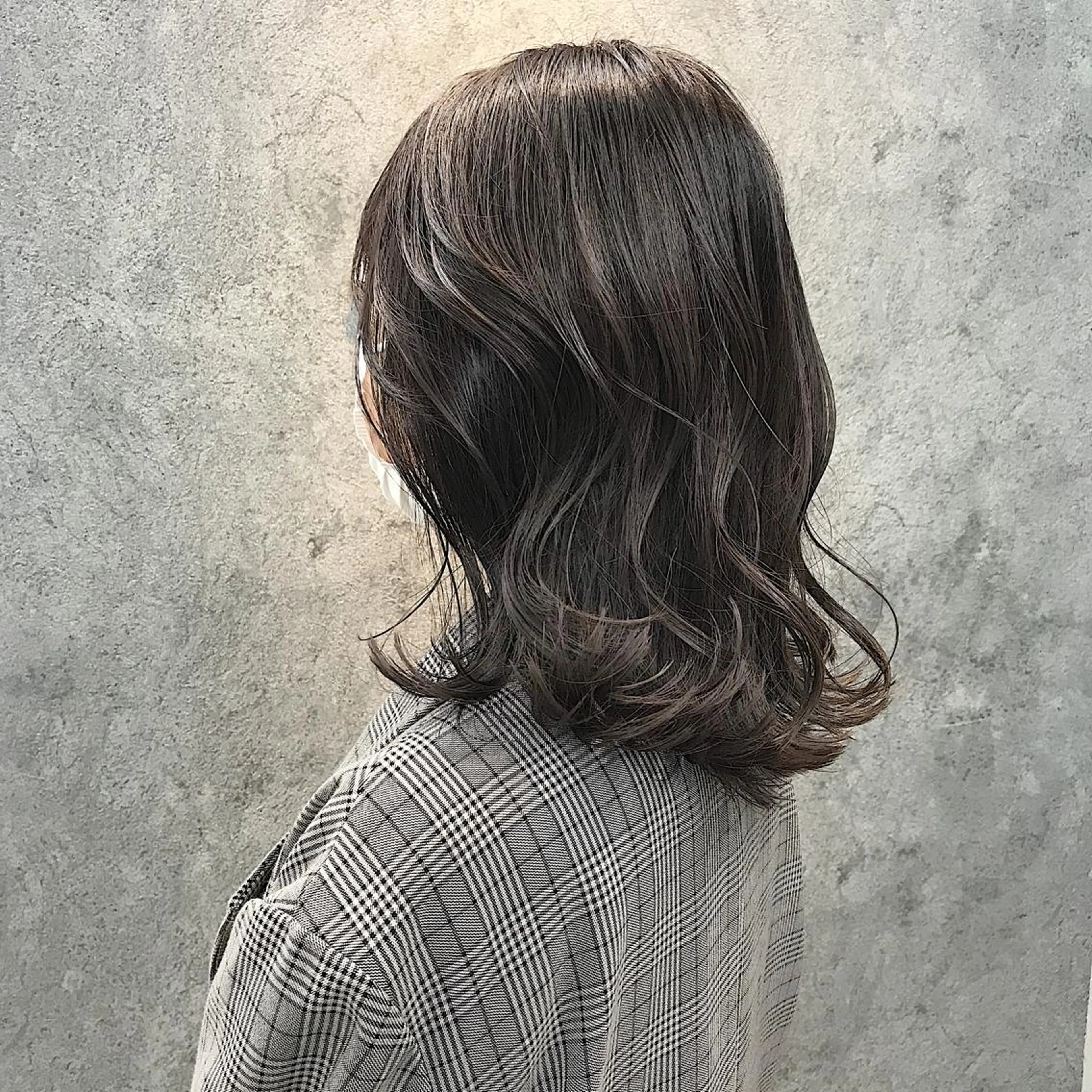 ミディアム オルチャンヘア カット ヘアカラー トリートメント 所渉/韓国レイヤー /ウルフカットのヘアスタイル