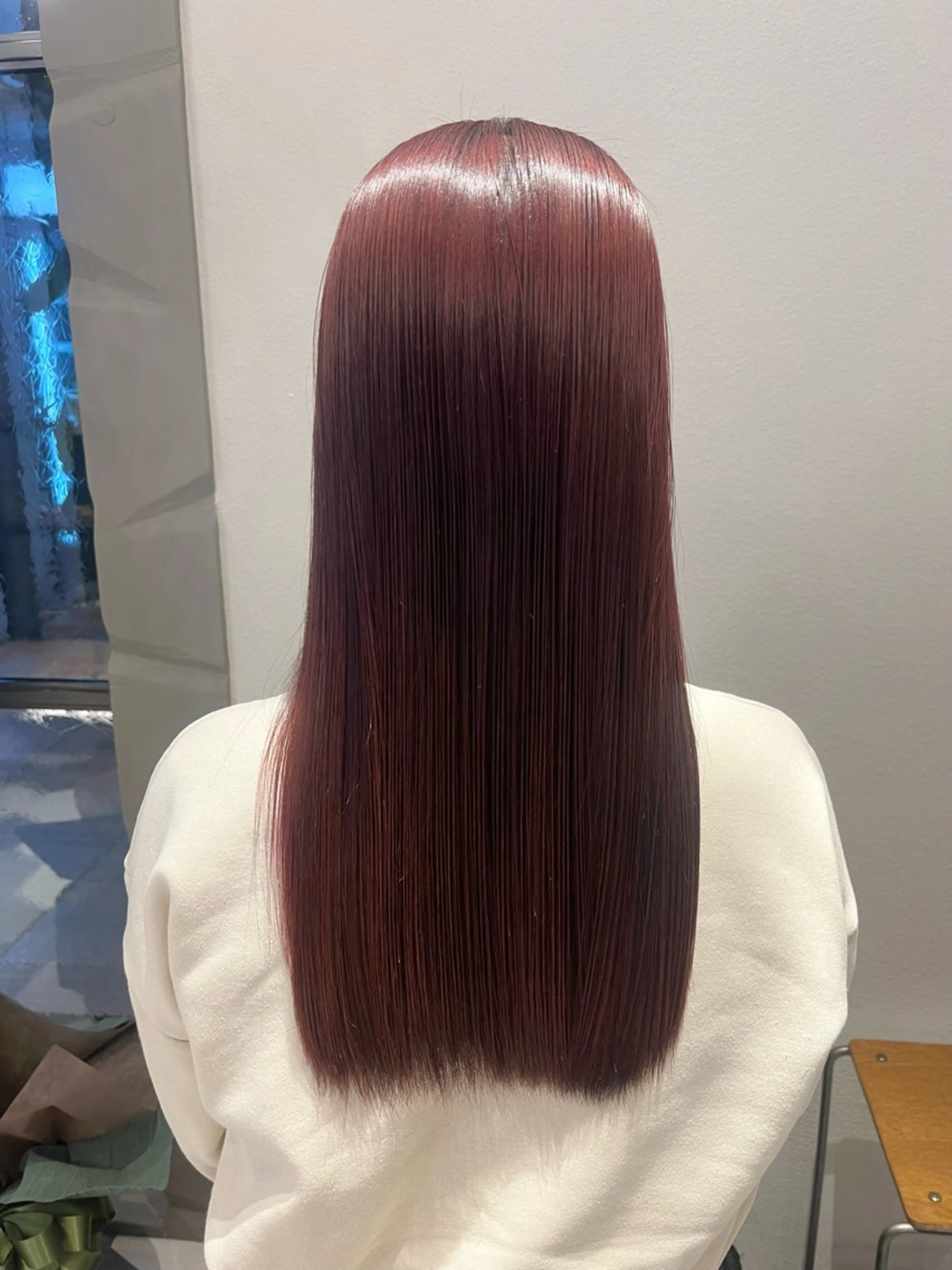 ロング カラー ヘアカラー 顔周り/ガーリー /ヘアメ/あつはのヘアスタイル