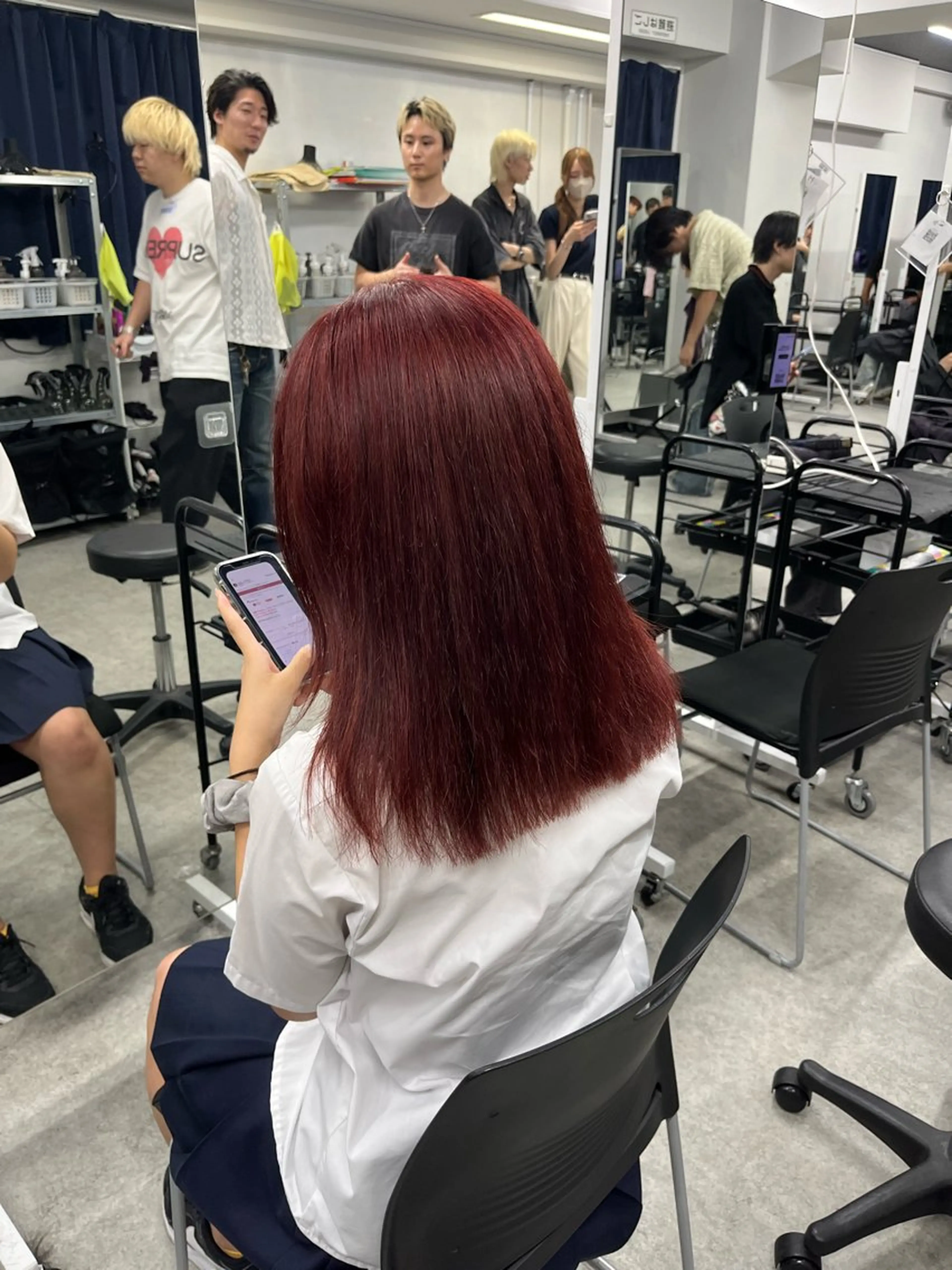 カラー ブリーチ ダブルカラー ブリーチなしカラー 髪質改善 🍒暖色ダブルカラー /FUKA🍒のヘアスタイル