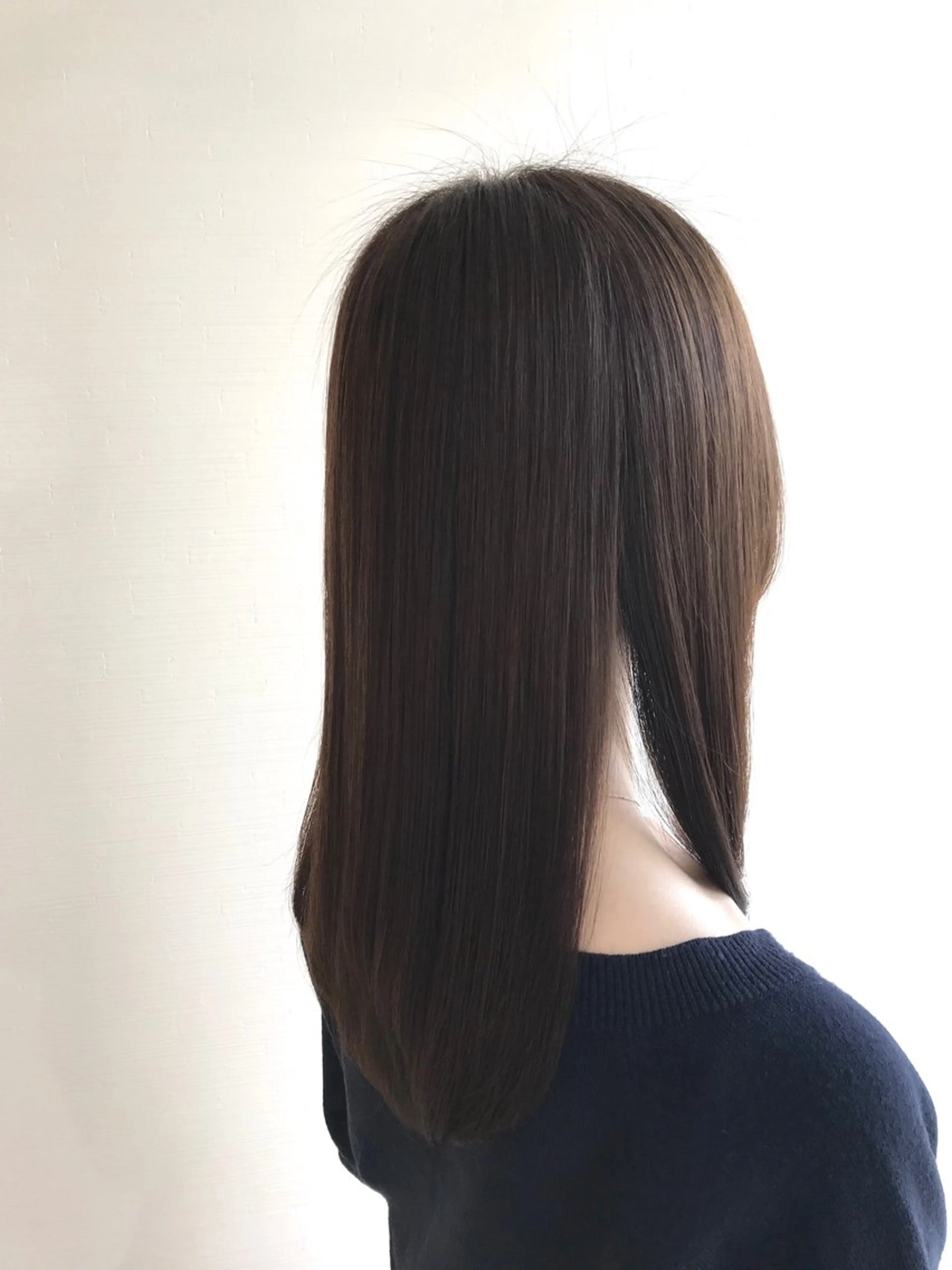 セミロング カラー 髪質改善 トリートメント 🌈ハイトーン髪質改 善🌈polon🌟のヘアスタイル