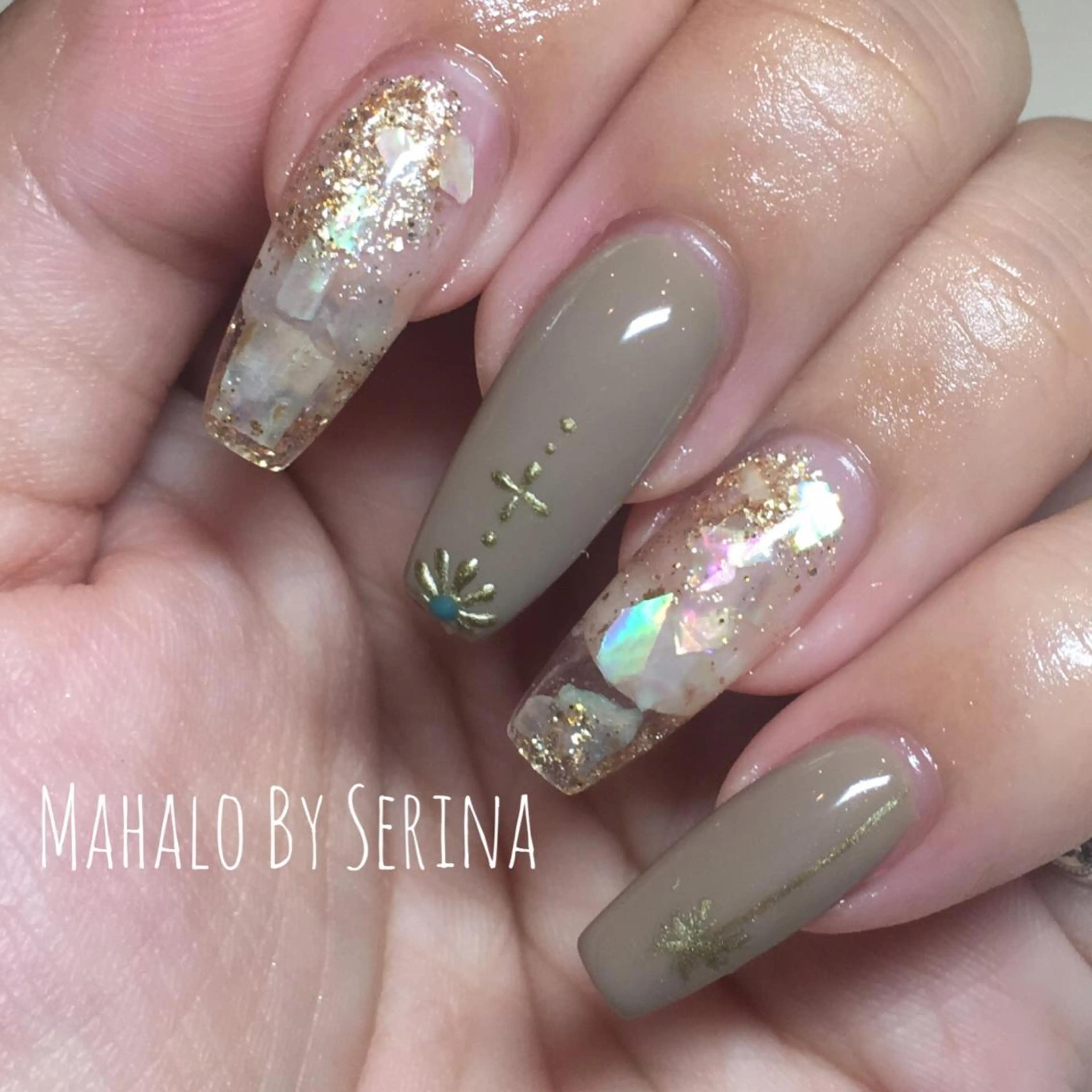 ロング ネイル SUNNY BAE. SERINAのネイルデザイン