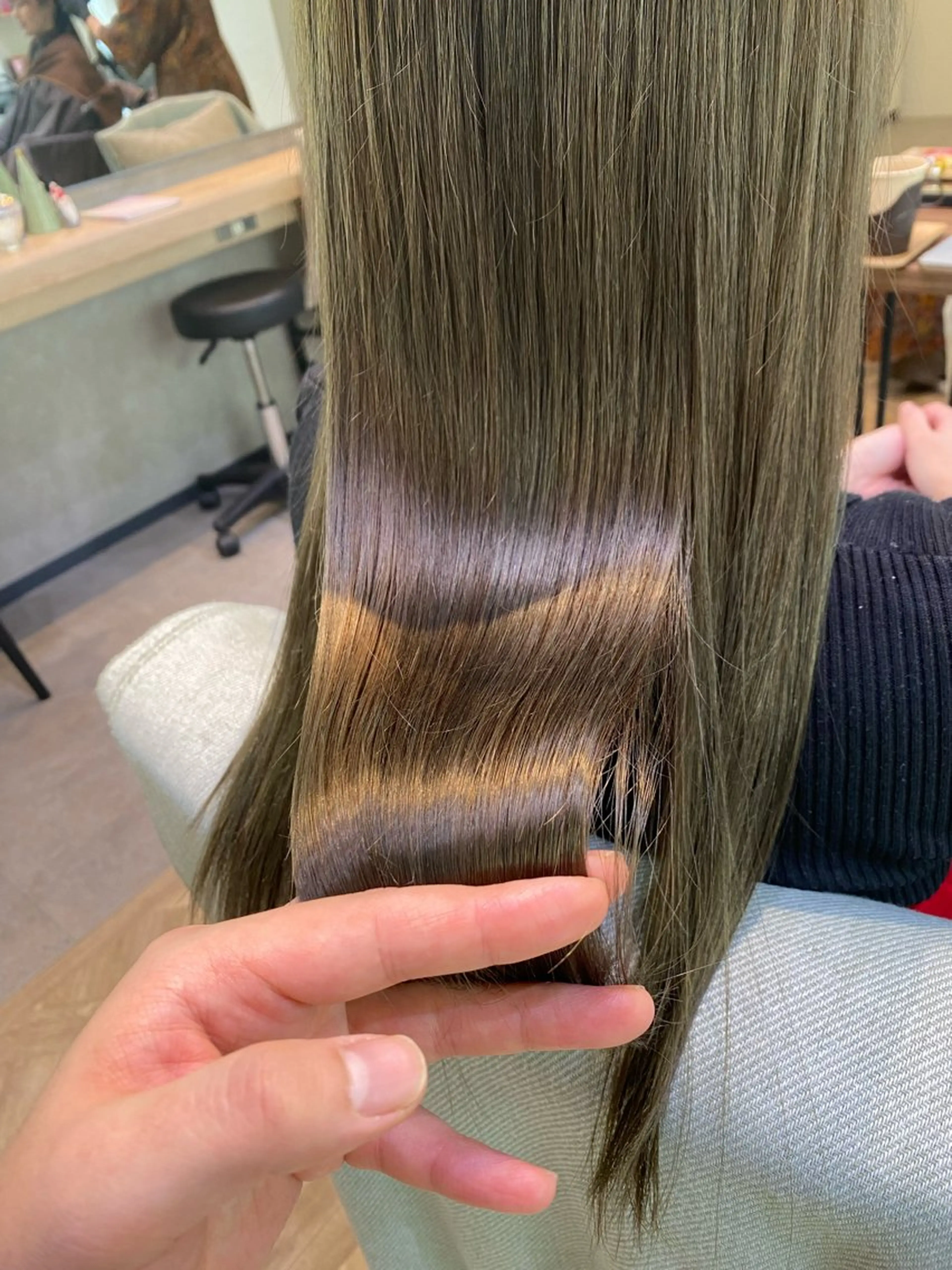 ロング カラー ヘアカラー トリートメント 新宿 / Aujua ｿﾑﾘｴ🫧森田涼介のヘアスタイル