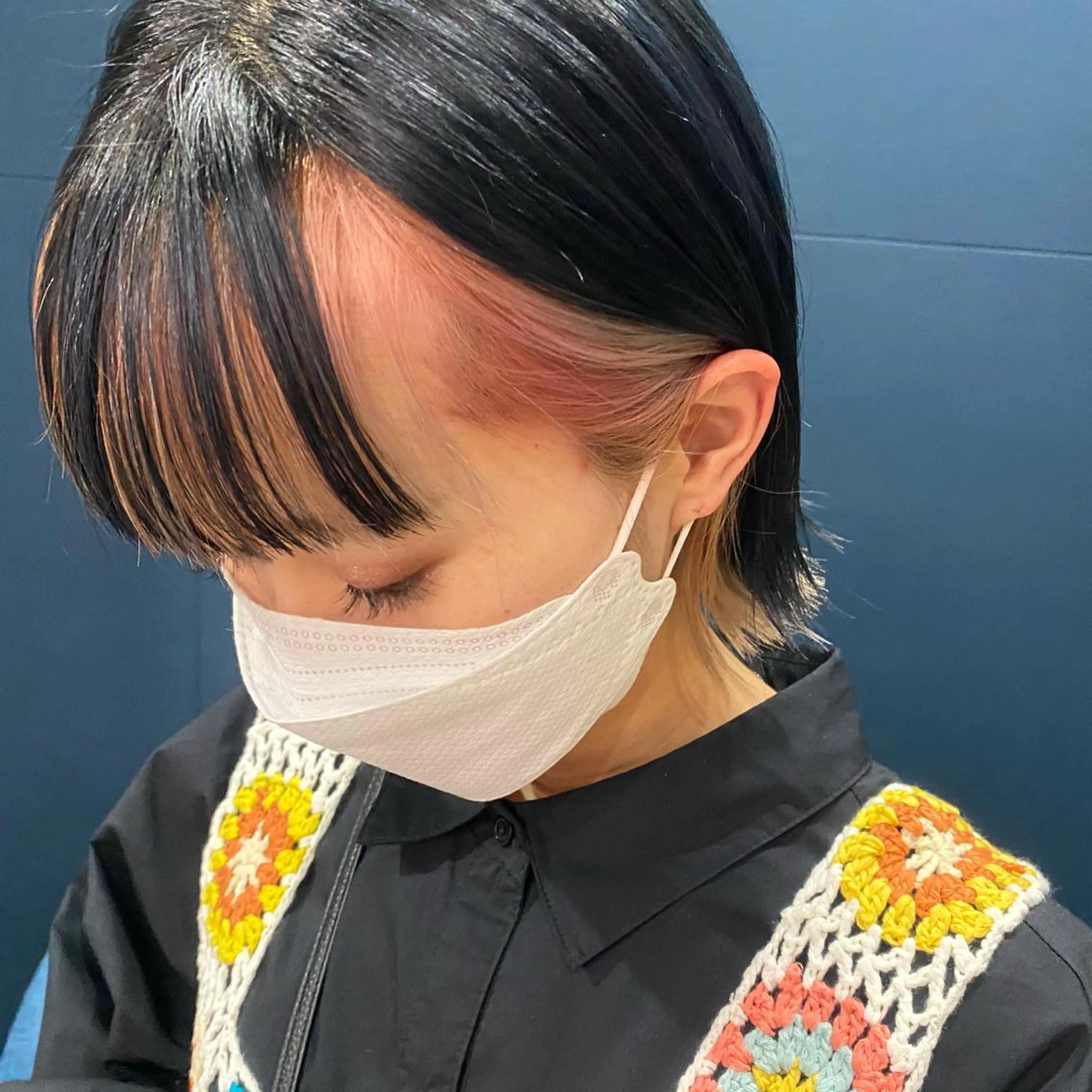 ミディアム カラー ブリーチ ケアブリーチ インナーカラー 柔らかカラー🥛 mayucoのヘアスタイル