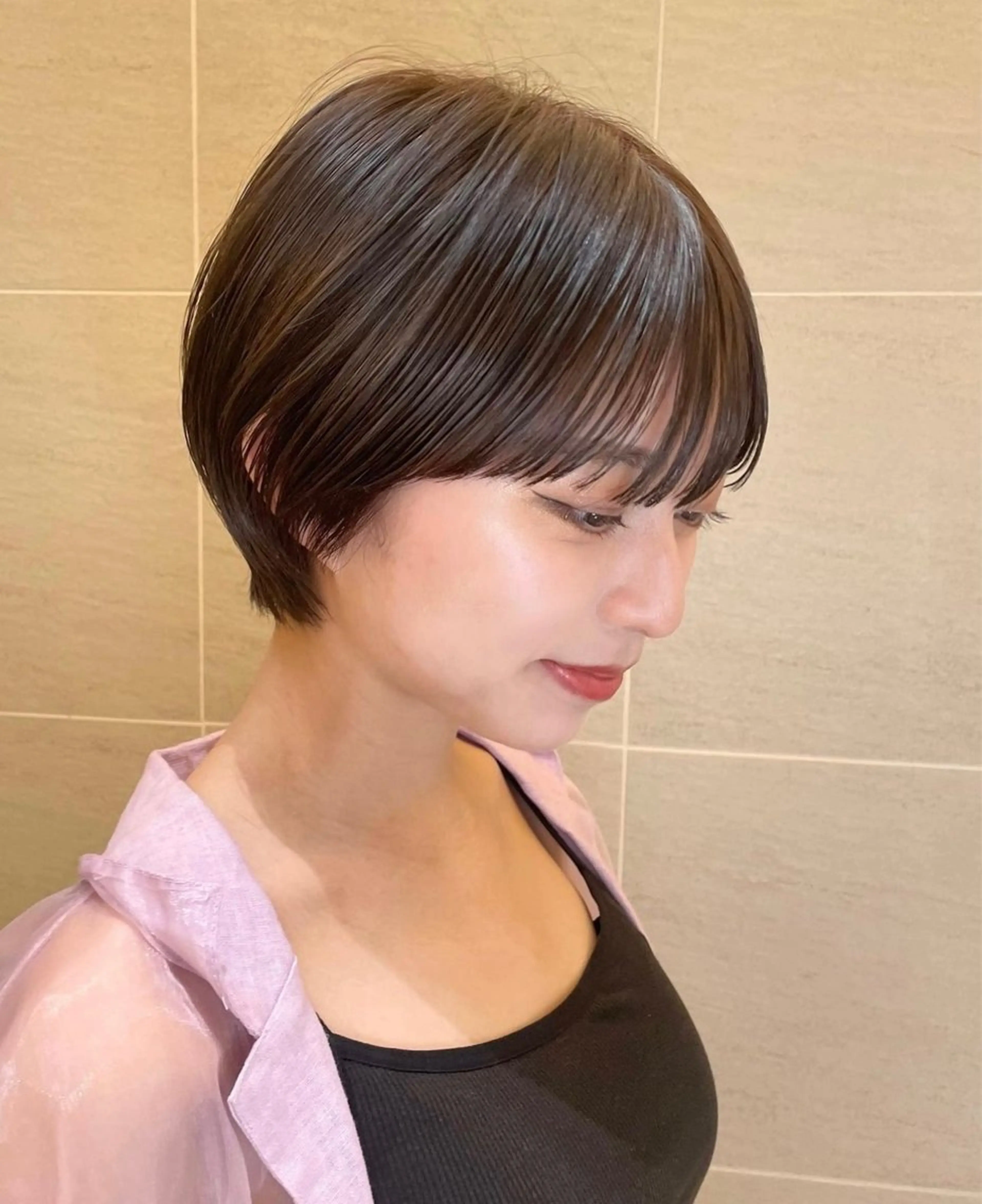 ショート カラー ショートヘア 撮影モデル様募集 直樹のヘアスタイル
