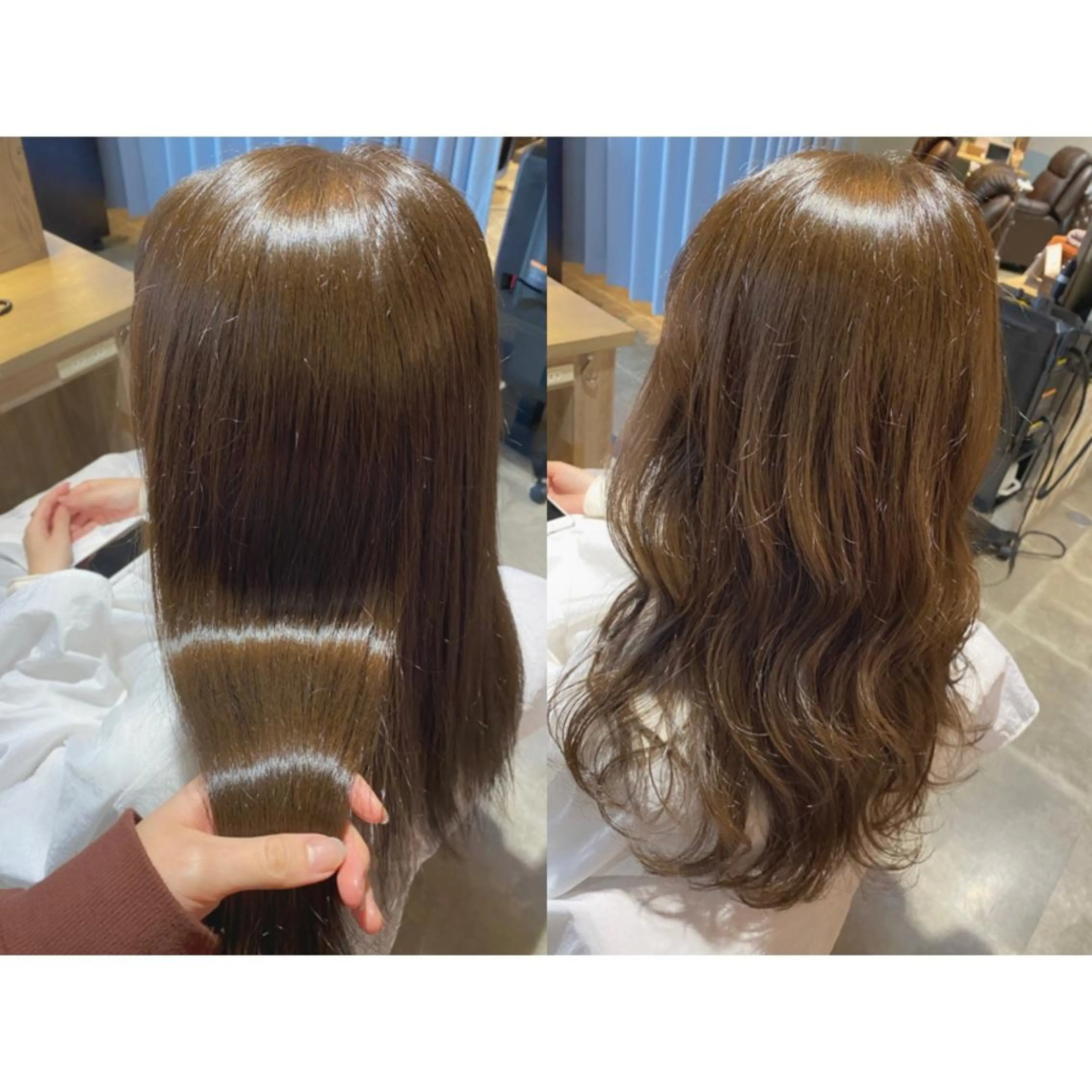 カラー ブラウンカラー カット ヘアカラー トリートメント 🐻結んで可愛い hair EMI🐻のヘアスタイル