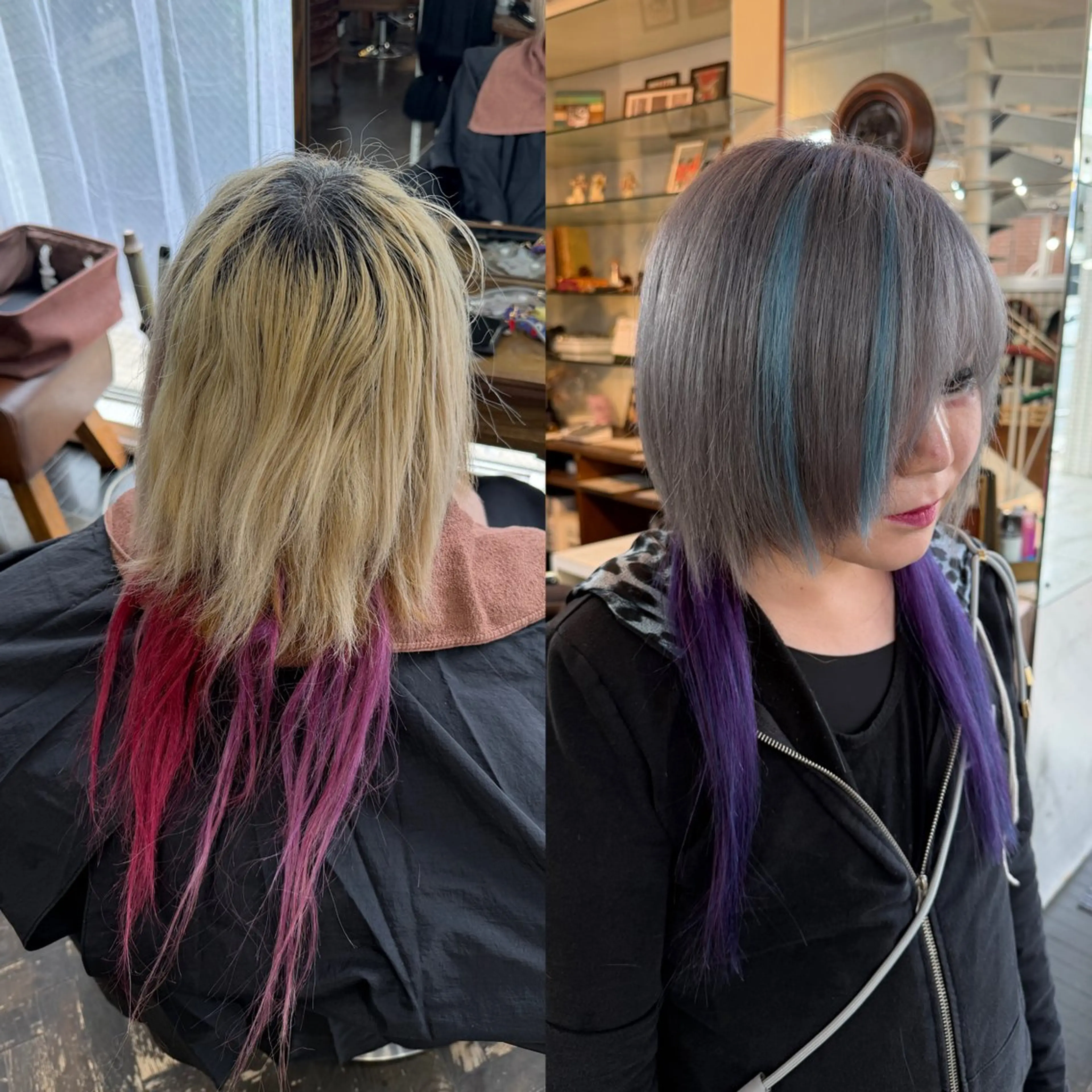 ショート カラー ハイライト/レイヤー /ハイトーン/AOIのヘアスタイル