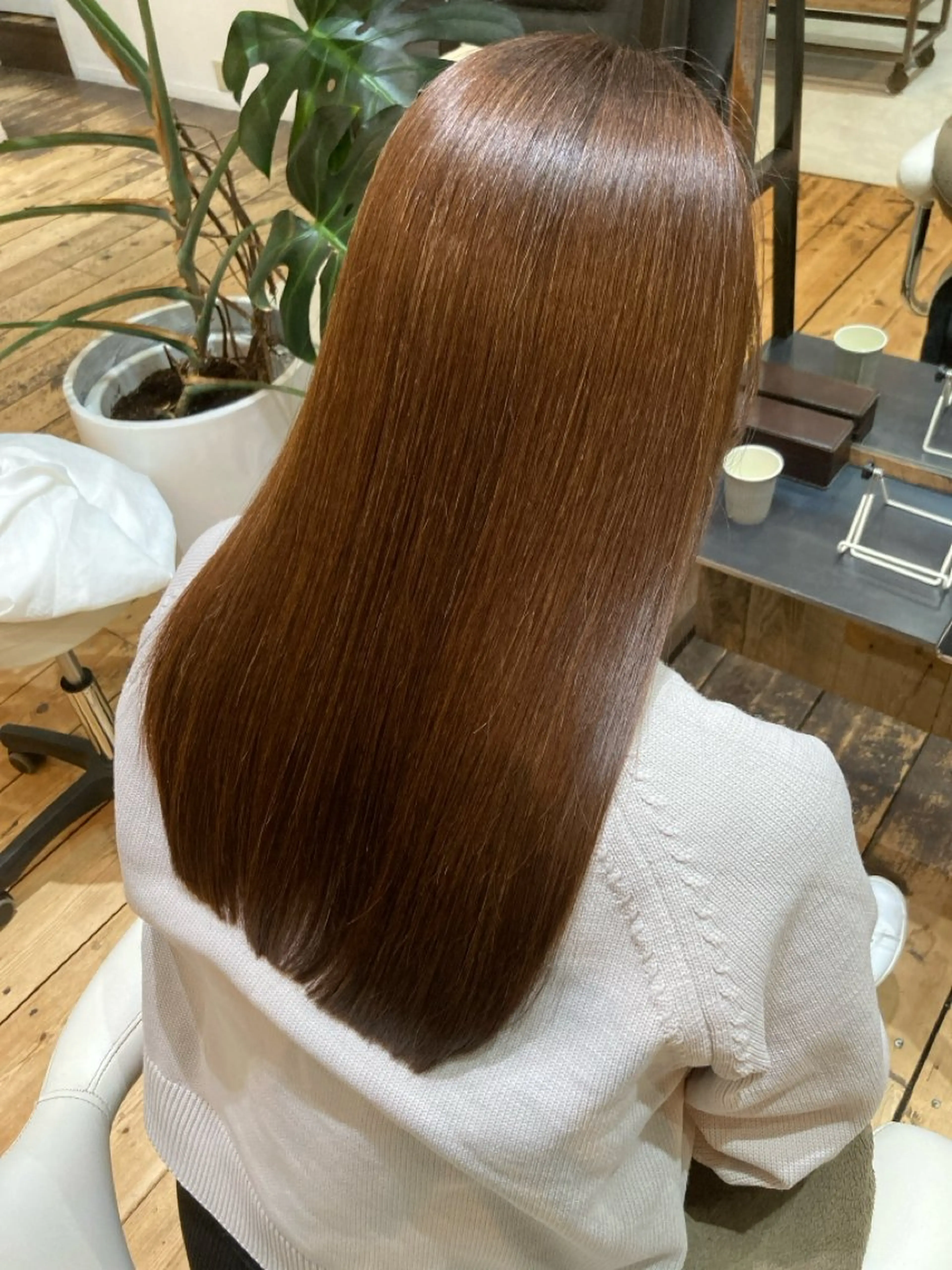 ロング 後藤 淳子のヘアスタイル