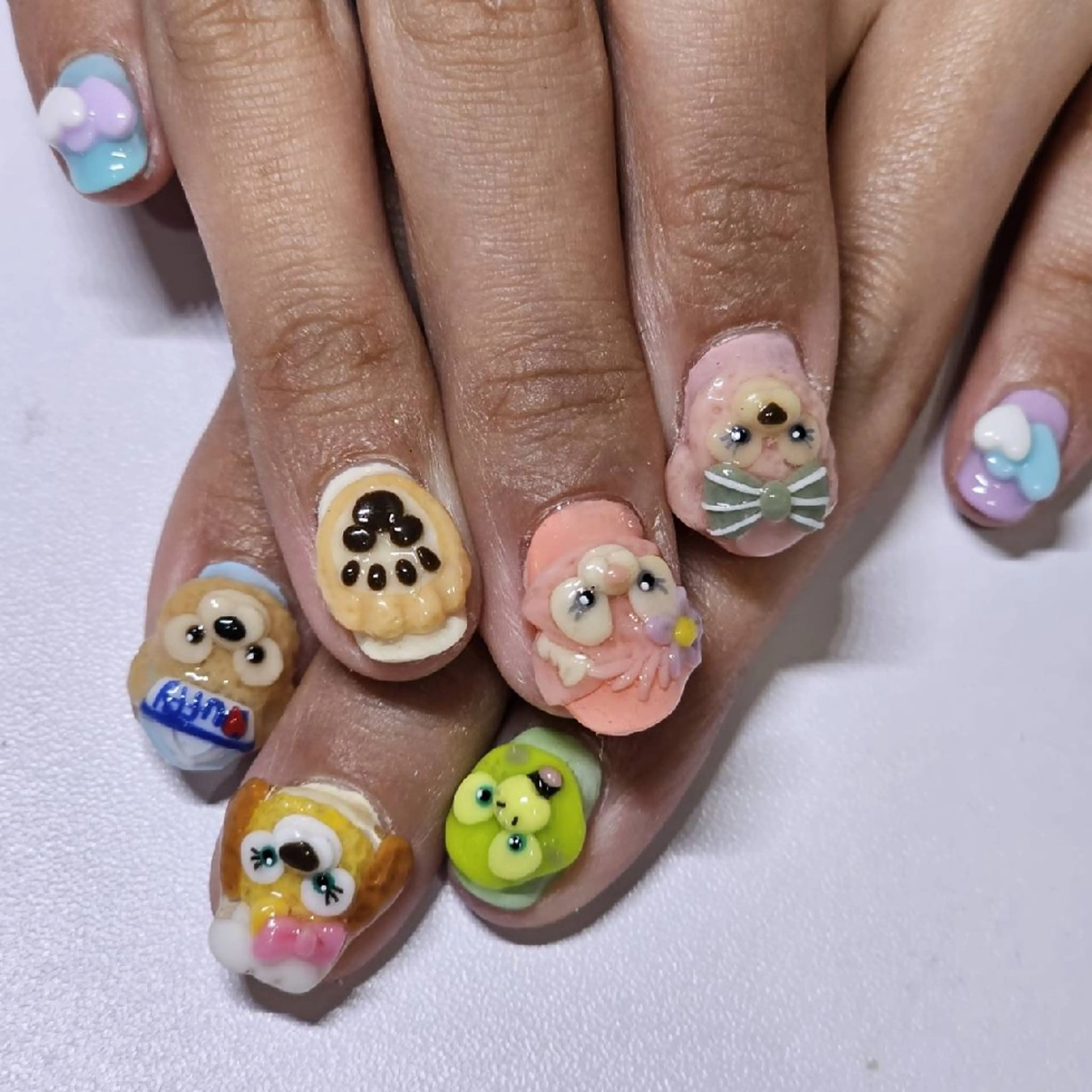 ネイル アートネイル パステルネイル ハンドネイル よしだ ひろきのネイルデザイン