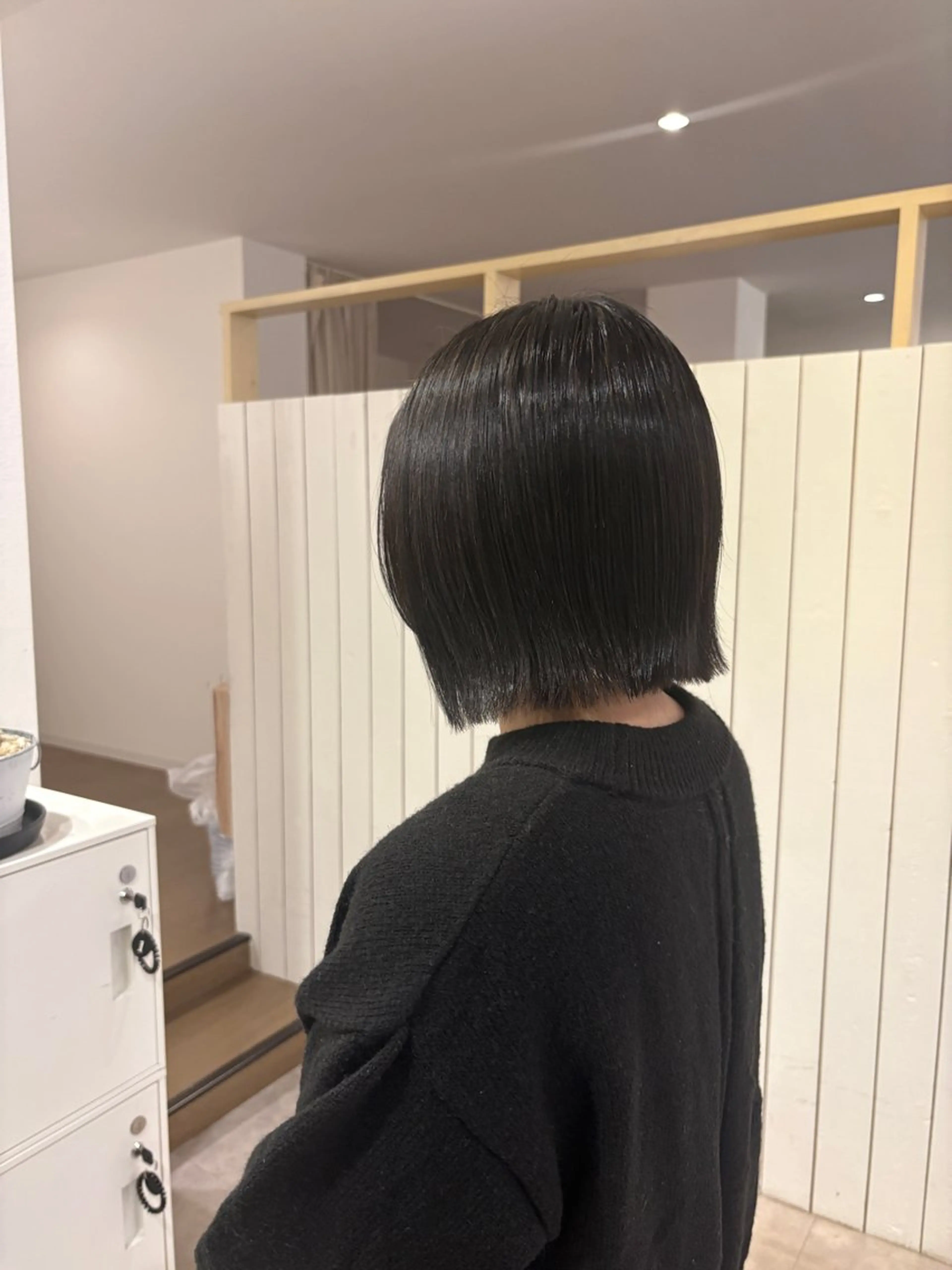 ミディアム ボブ 外ハネヘア 新井 美優のヘアスタイル