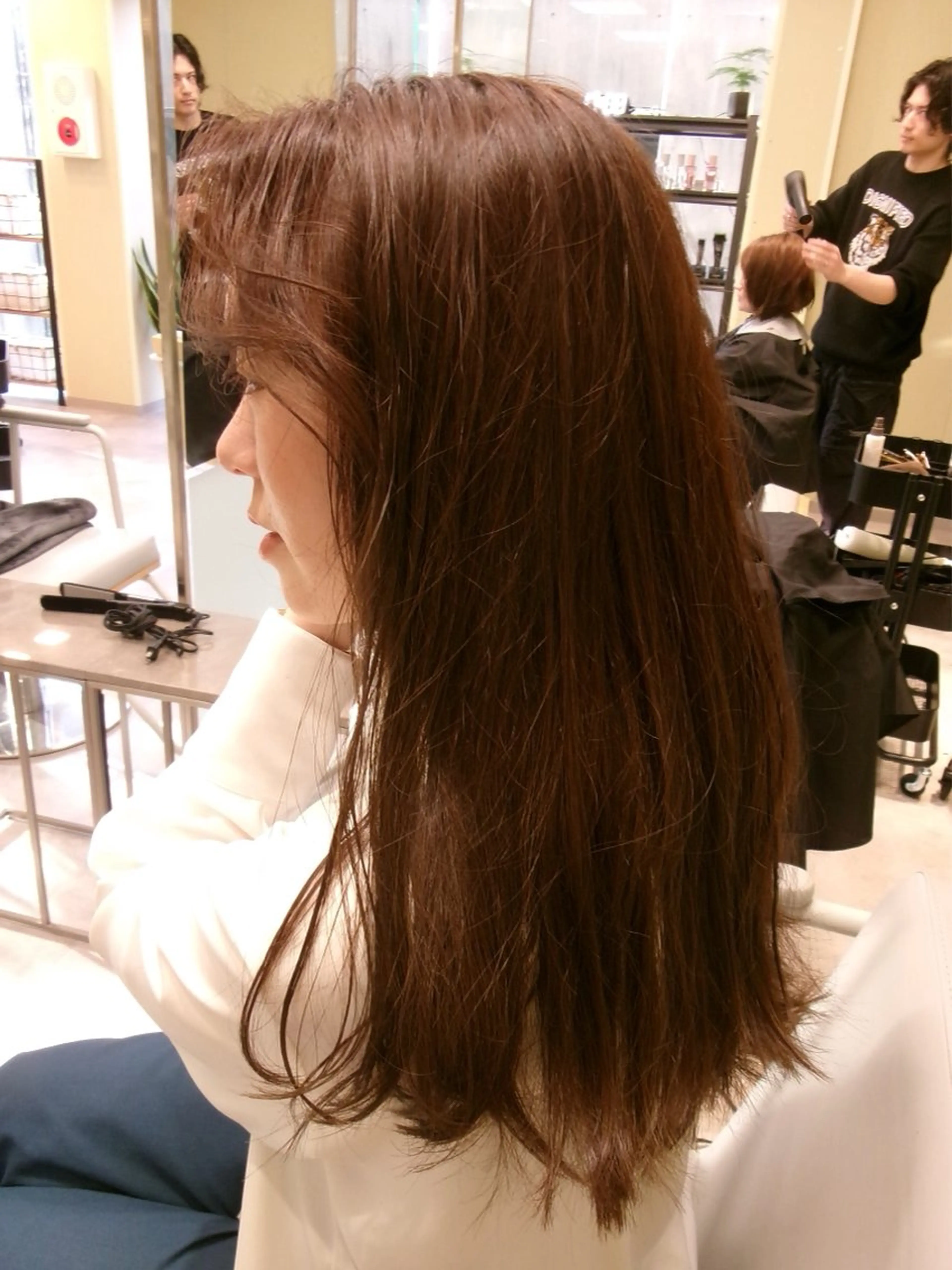 セミロング カット ヘアカラー トリートメント レイヤー/ボブ/ 透明感カラー/ニワのヘアスタイル