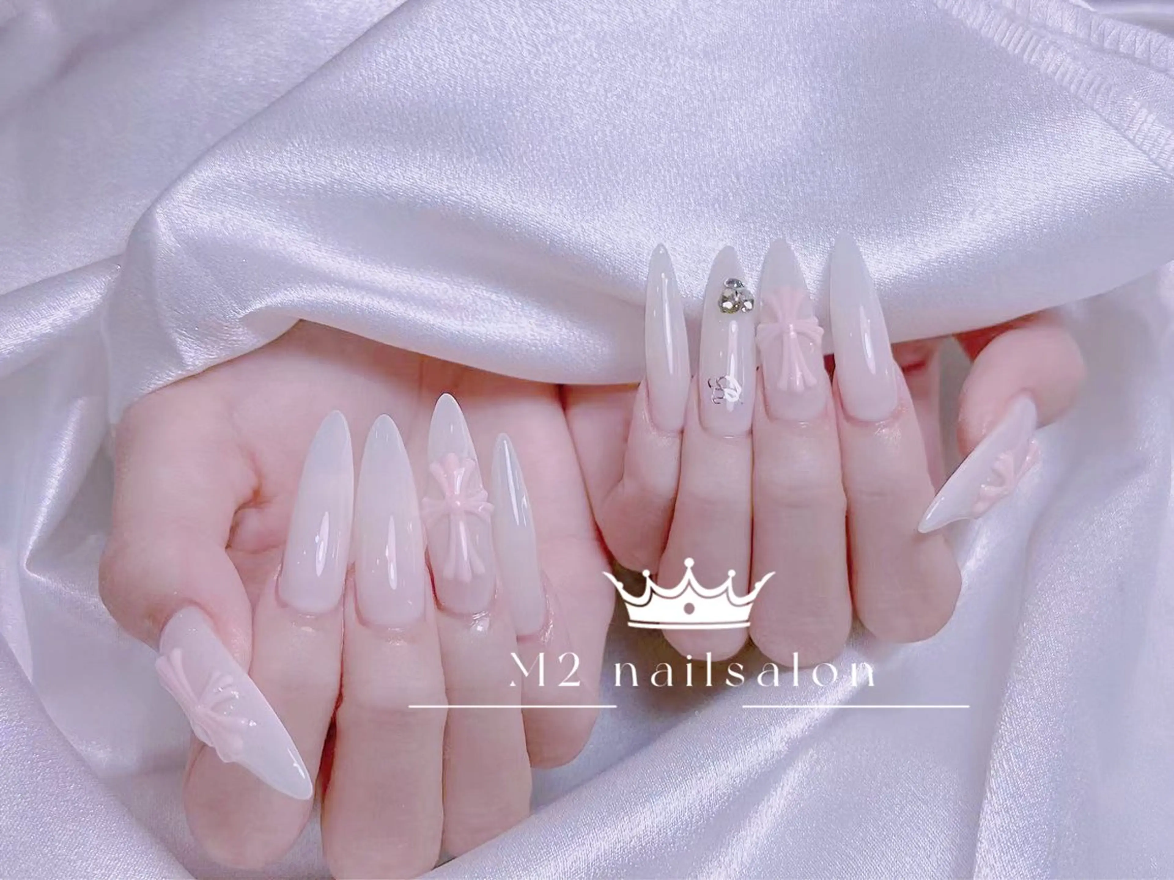 ネイル ハンドネイル 長さだし専門店 M2　rikaのネイルデザイン