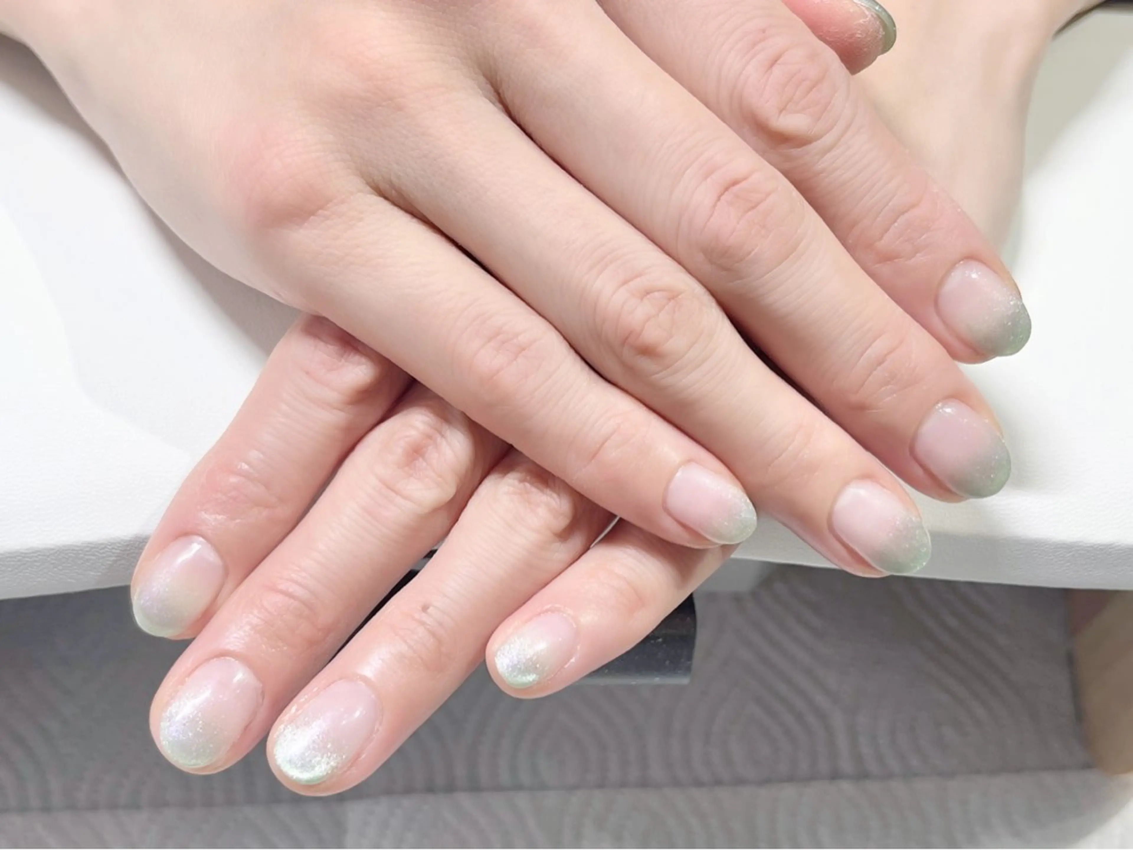 ネイル グラデーション マグネットネイル ハンドネイル Belle Fleuve ASUのネイルデザイン