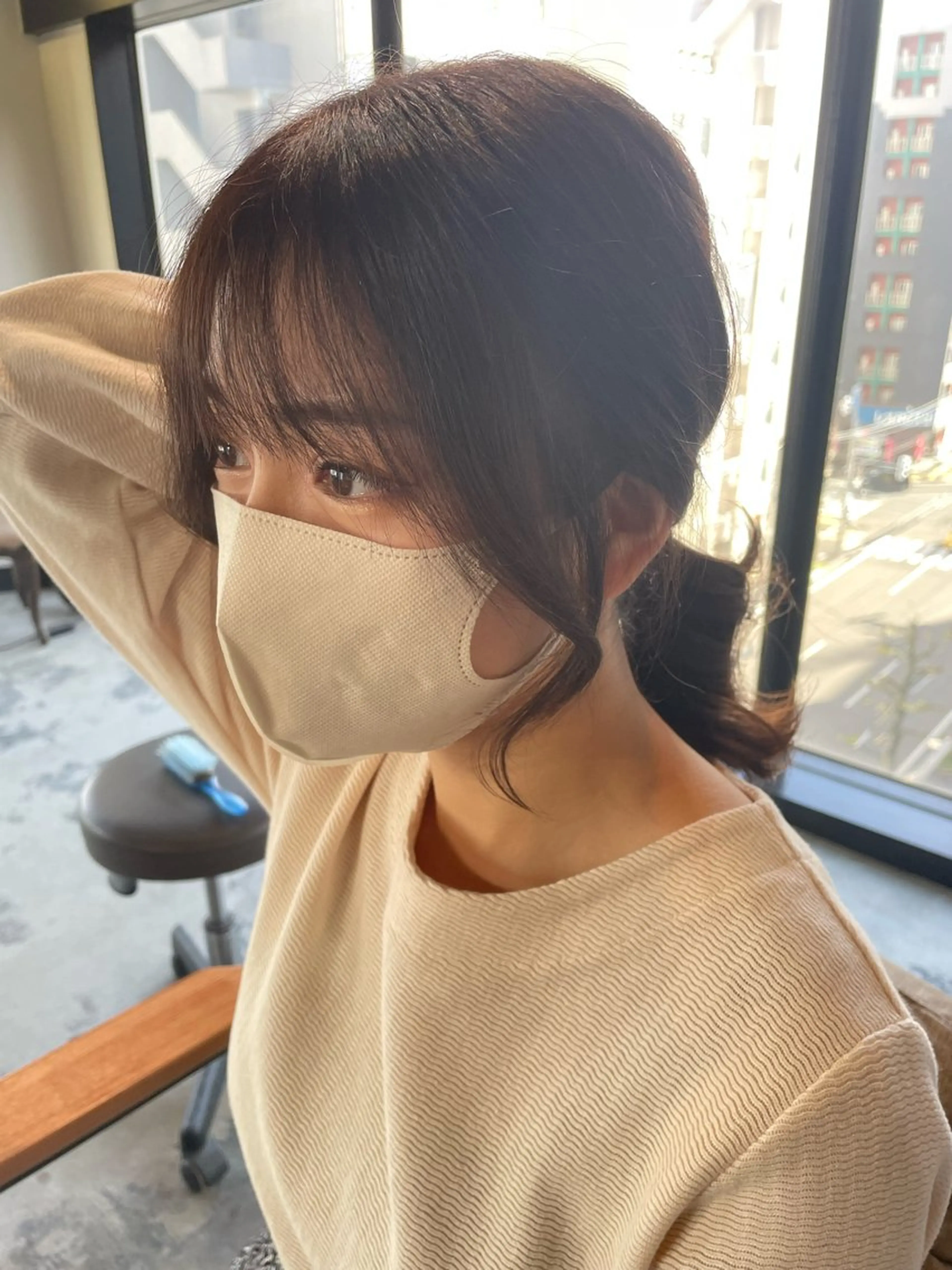 カラー 顔まわり/W カラー/リョウのヘアスタイル