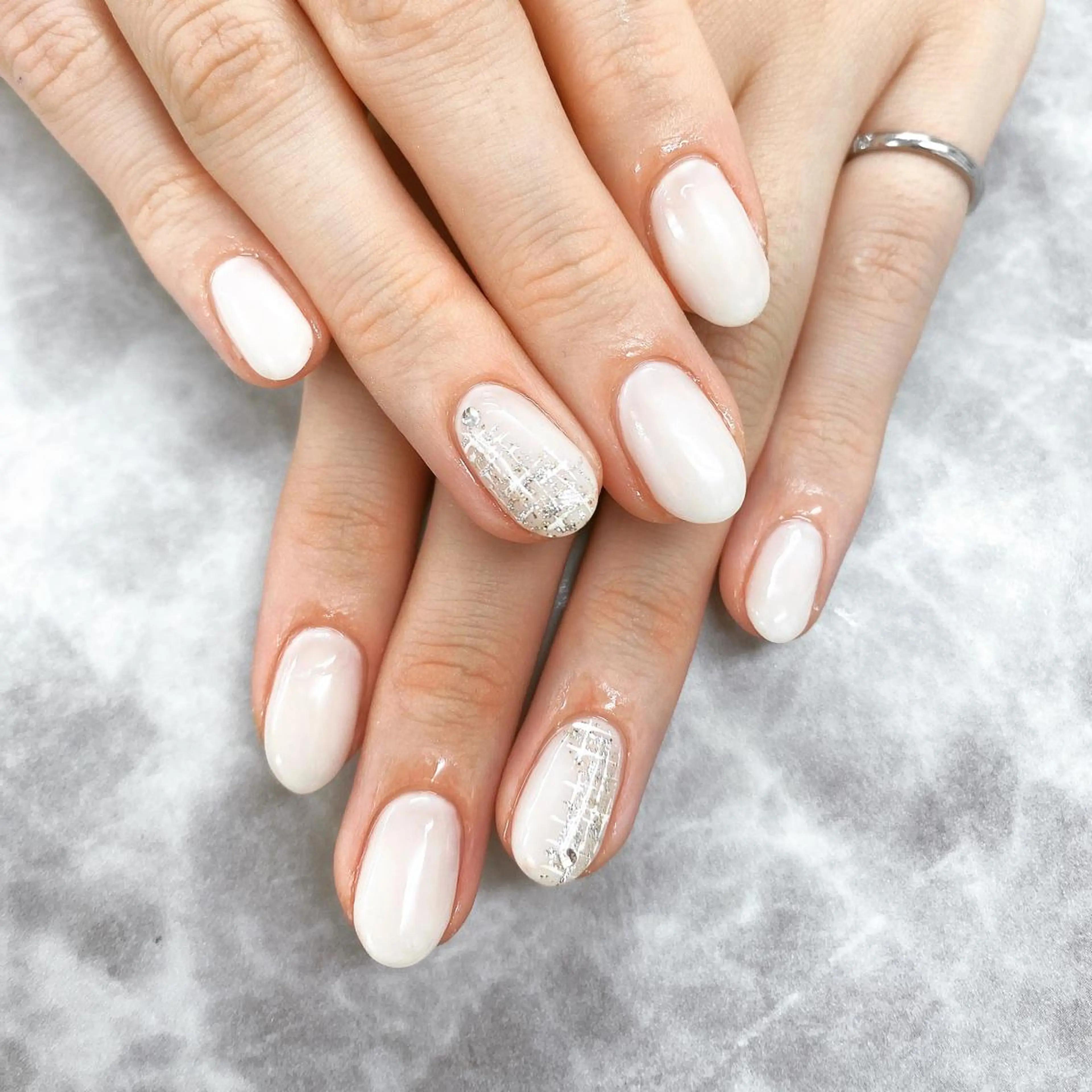 ネイル ツイードネイル N._._. clawのネイルデザイン