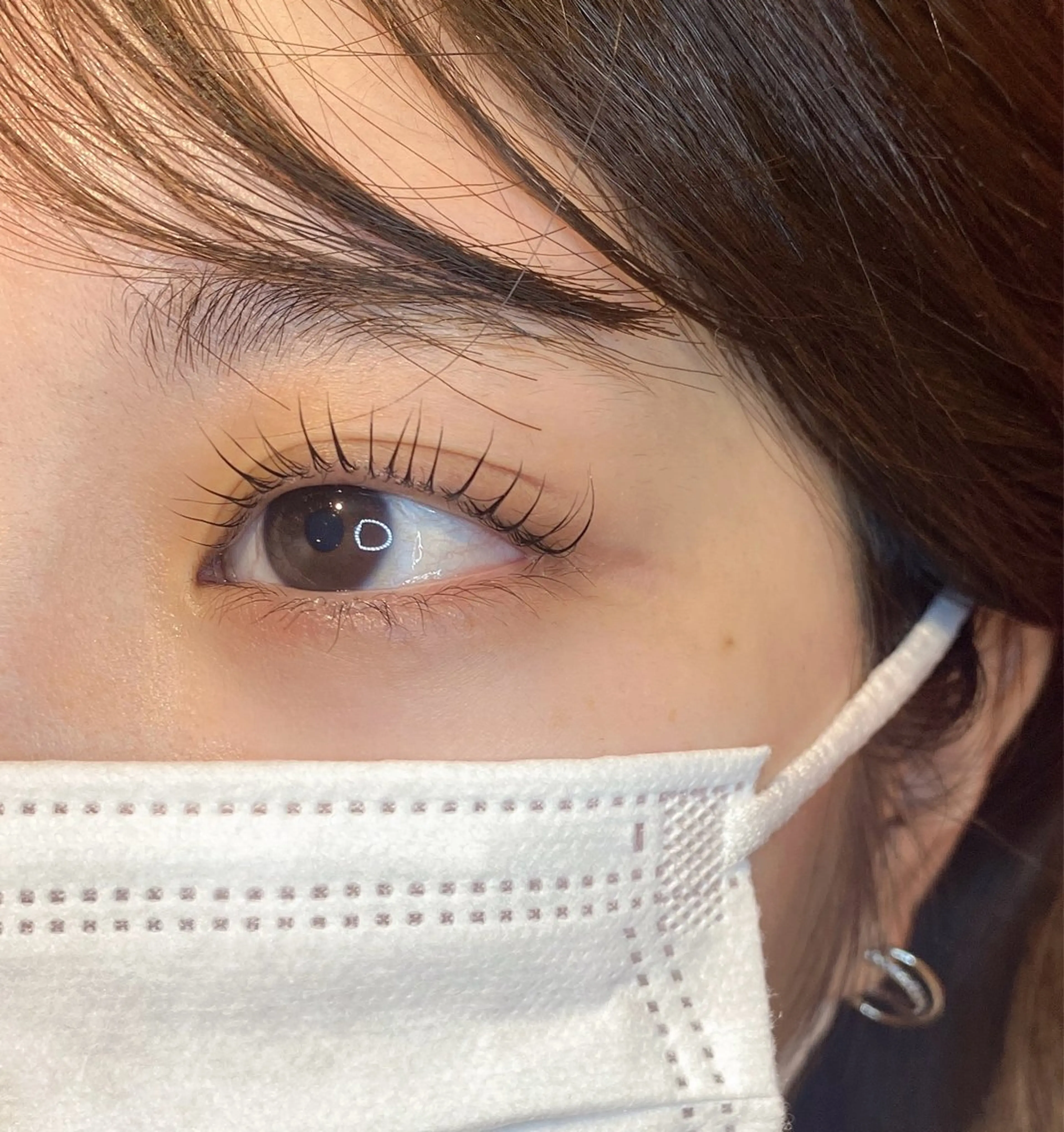 マツエク・マツパ 日比野 紅杏のヘアスタイル