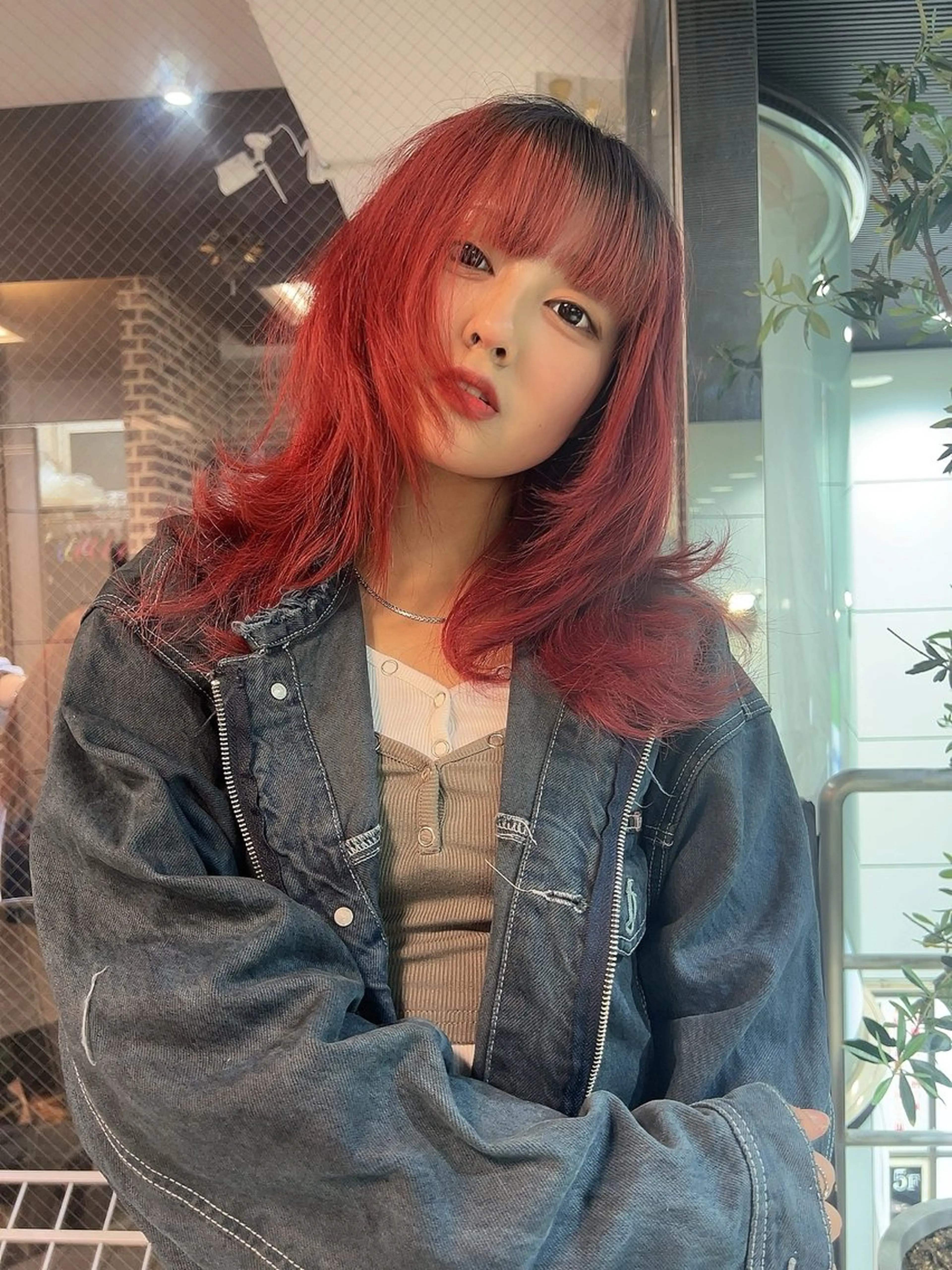 セミロング 韓国風カラー 学生 髪質改善 韓国風ヘア トリートメント メンズスタイル Hitomi🐶のヘアスタイル
