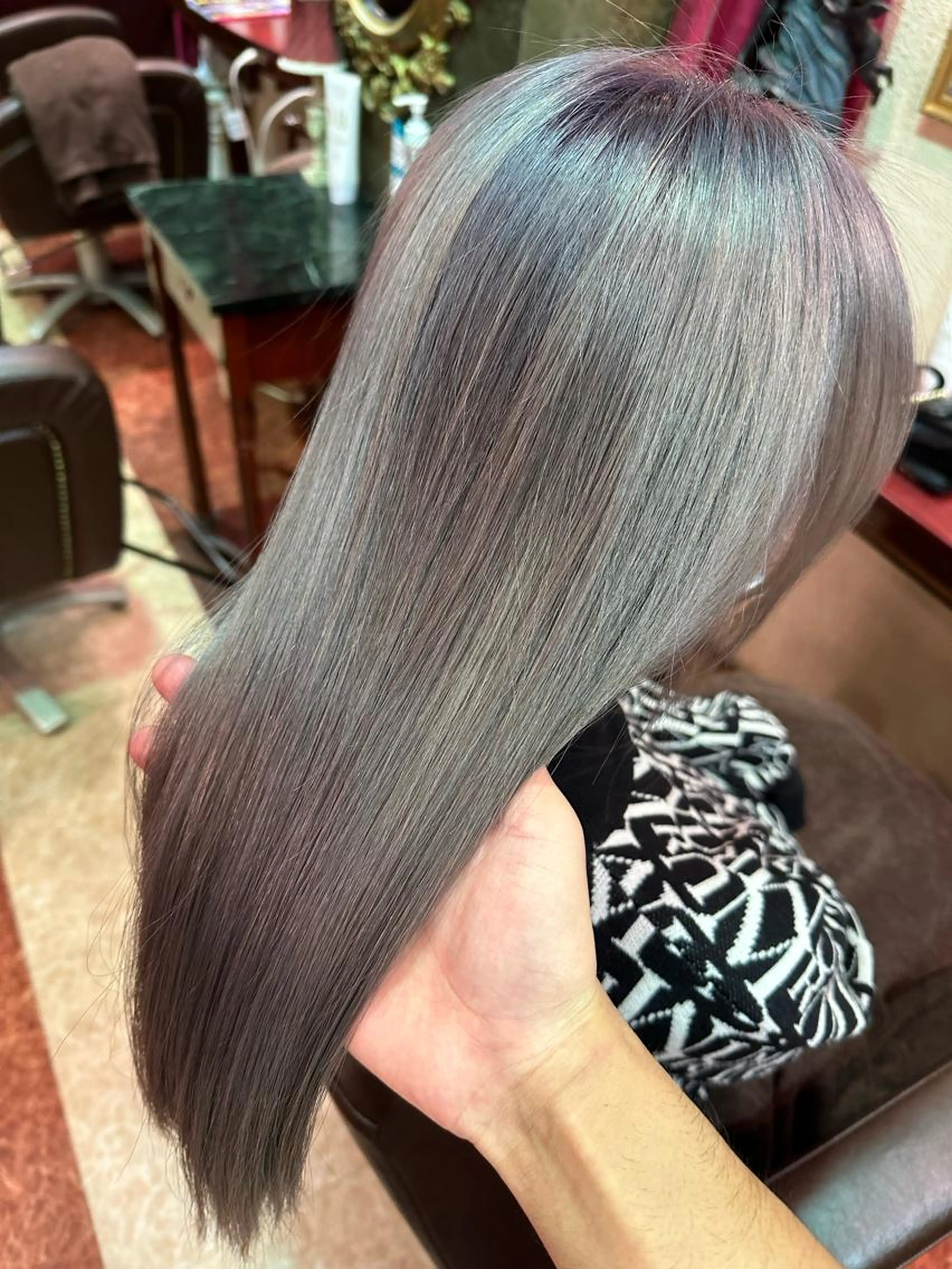 似合わせカット＋ダブルケアカラー（ブリーチ）＋髪質改善ケラチントリートメントの写真