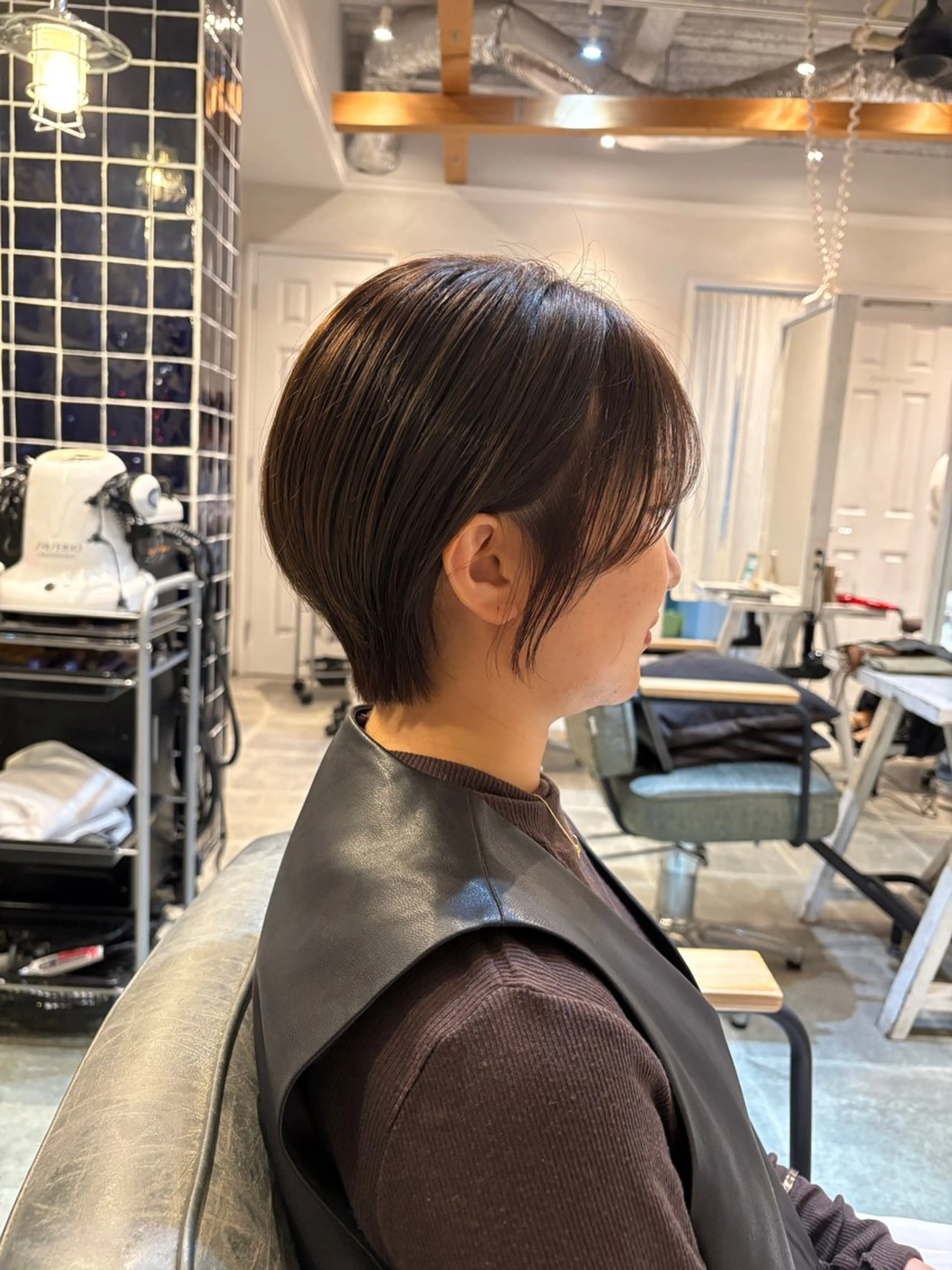 ショート 顔周りカット ショートヘア カット ヘアカラー トリートメント 🍃ボブ&ショート 特化🍃髪質改善🍃のヘアスタイル