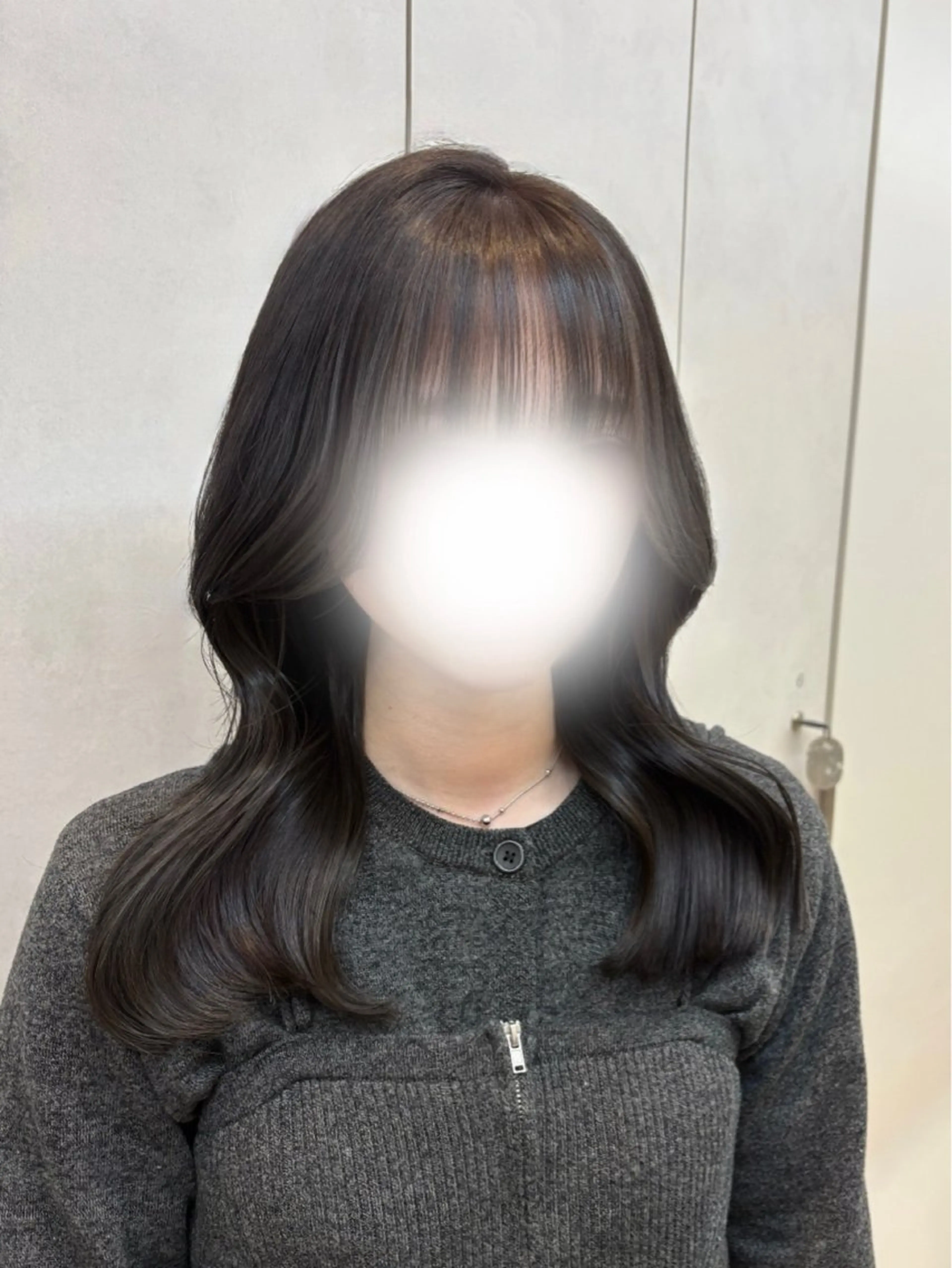 セミロング カラー ヘアカラー 🩶HARUKA/ ボブカット🩶のヘアスタイル